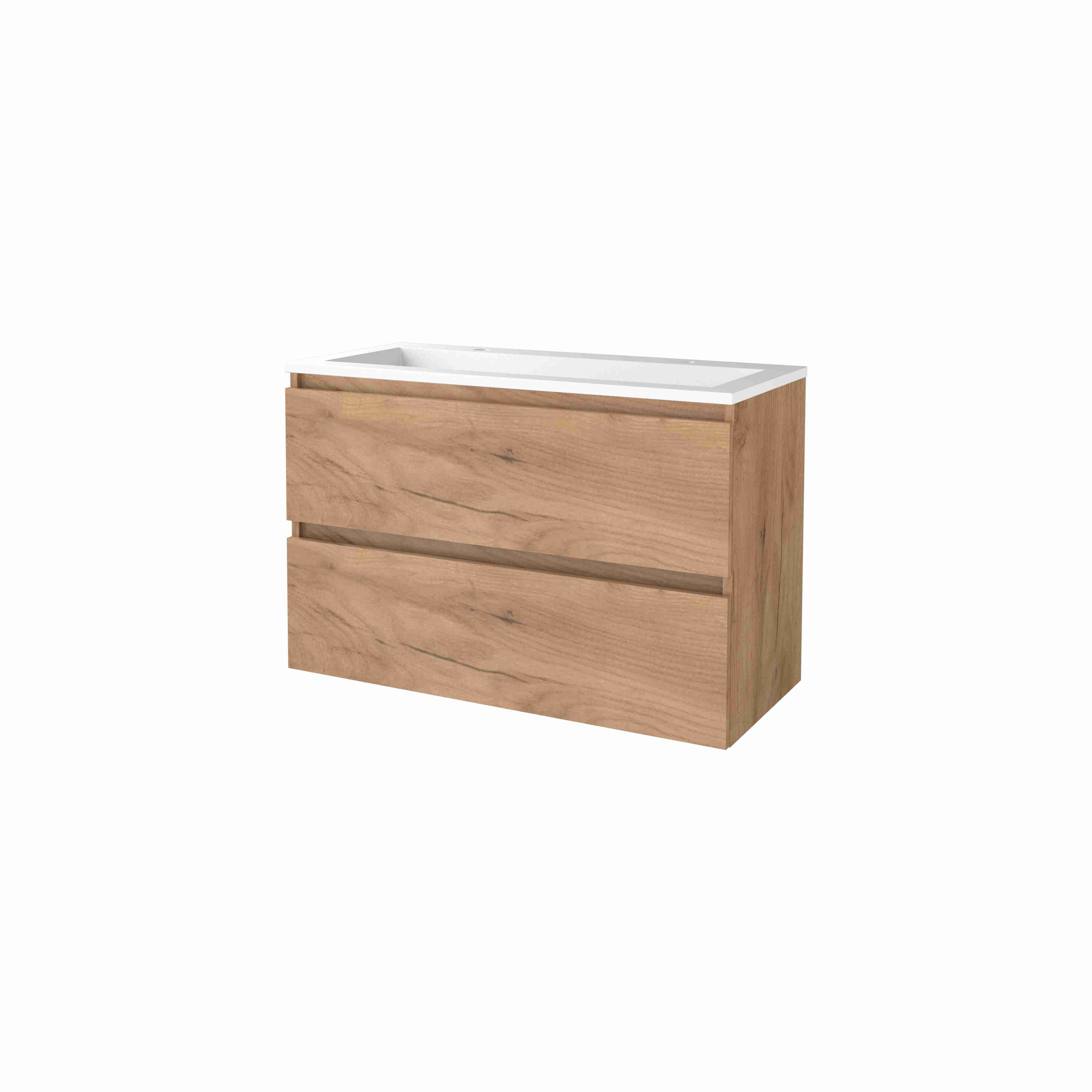 Basic Start 46 set 100x46cm greepl. 2 la Acryl wast. 2 krgt S46GL100A2WO Whisky Oak