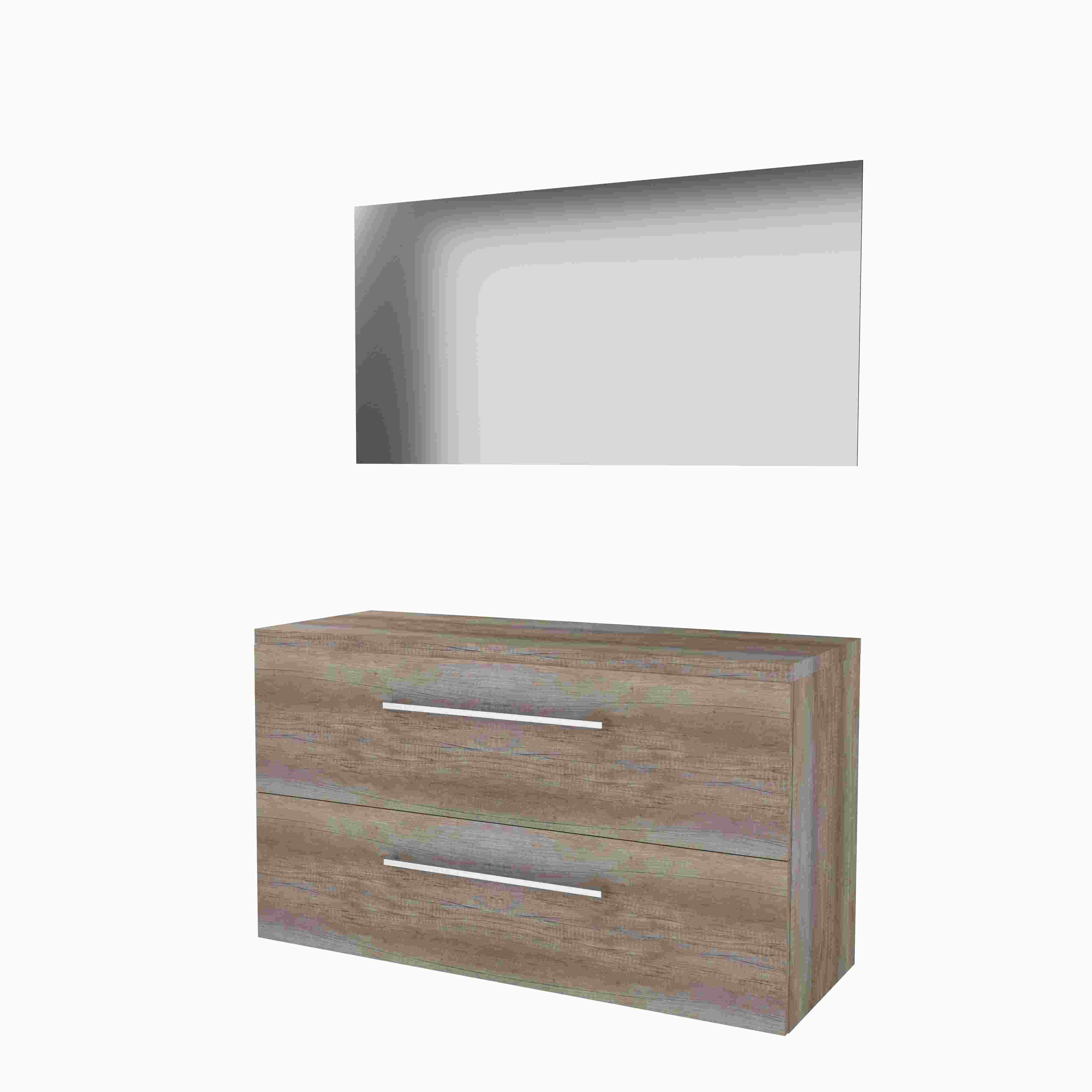 Basic Ultimate 46 onderk. m. gr. incl. 2 la + afdekplaat incl. spg. m. LED ind. o+b B1200xD460 Scotch Oak / 1813614