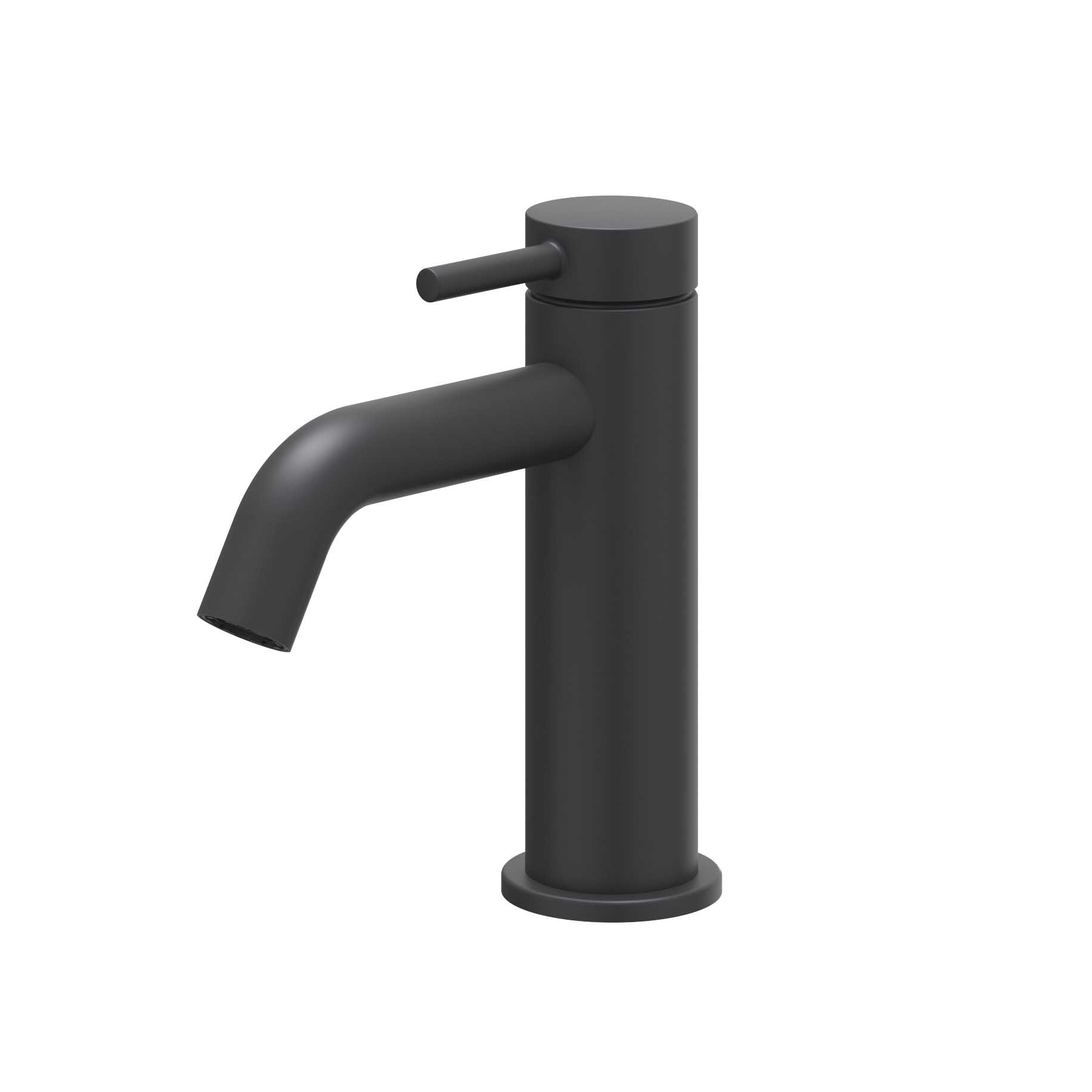 IVY Bond Eenhendel wastafelmengkraan opbouw model S coldstart 6100102 Mat zwart PED