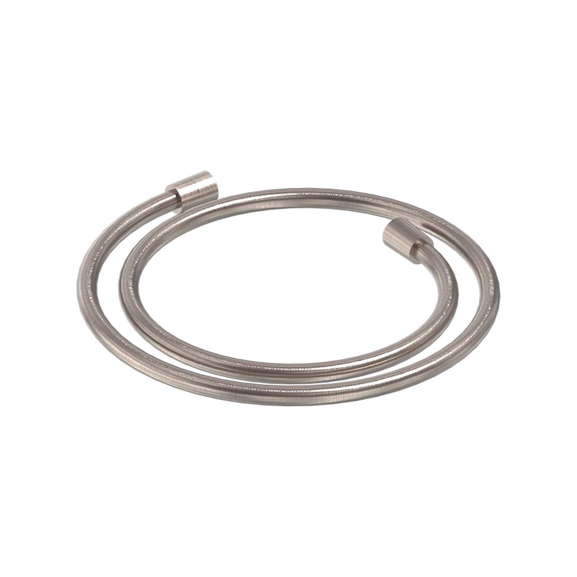MAY Doucheslang smooth 125cm 6804703 Geborsteld nickel PVD