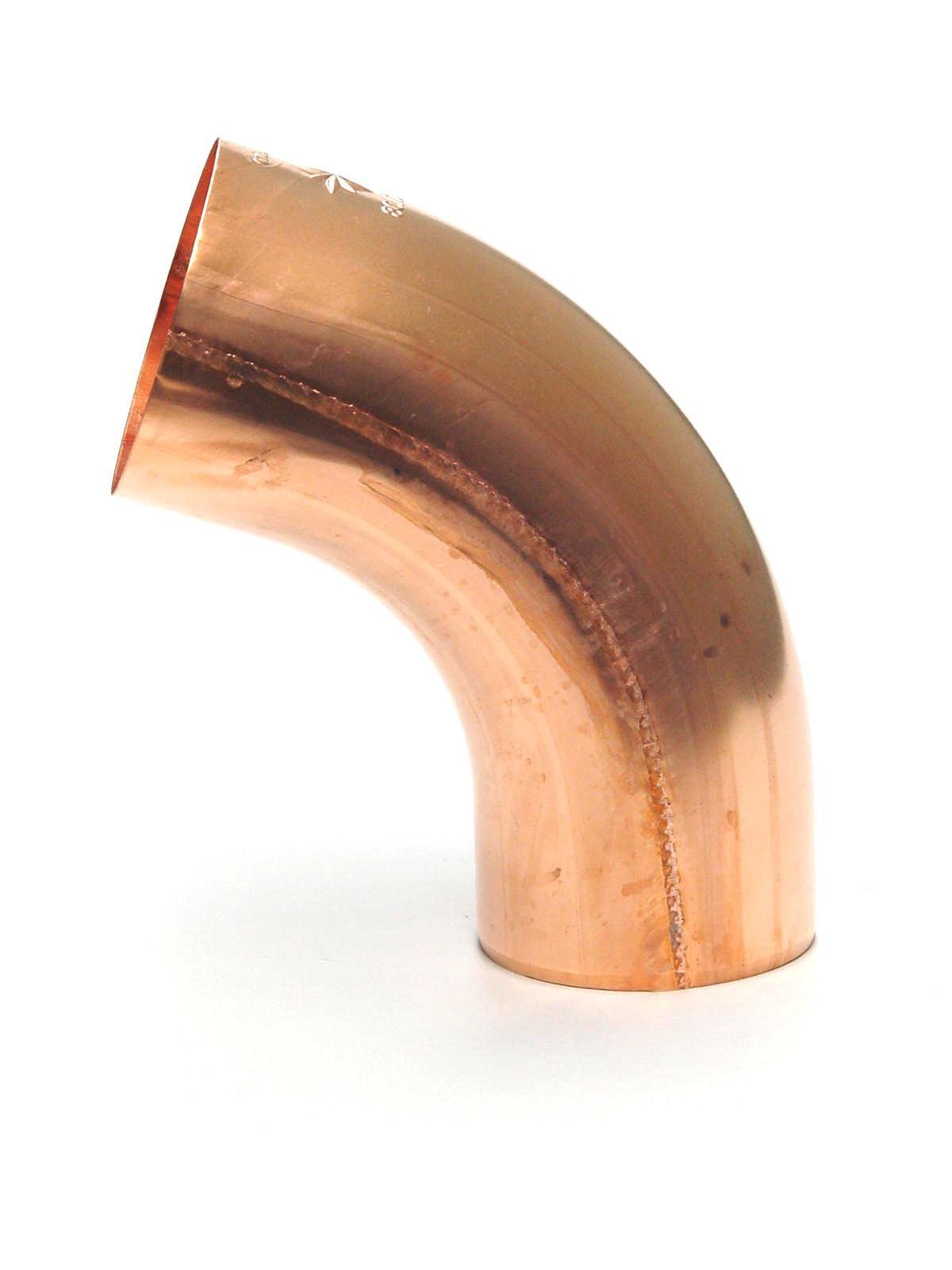 Koperen bocht Gromo 80mm 72gr.