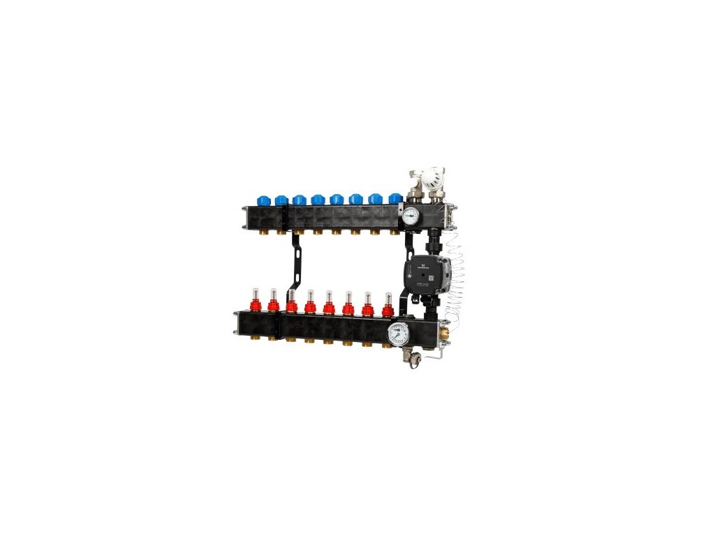 Aerowatt composiet verdeler Grundfos UPM3 8-groeps AW-8GRCOMPP