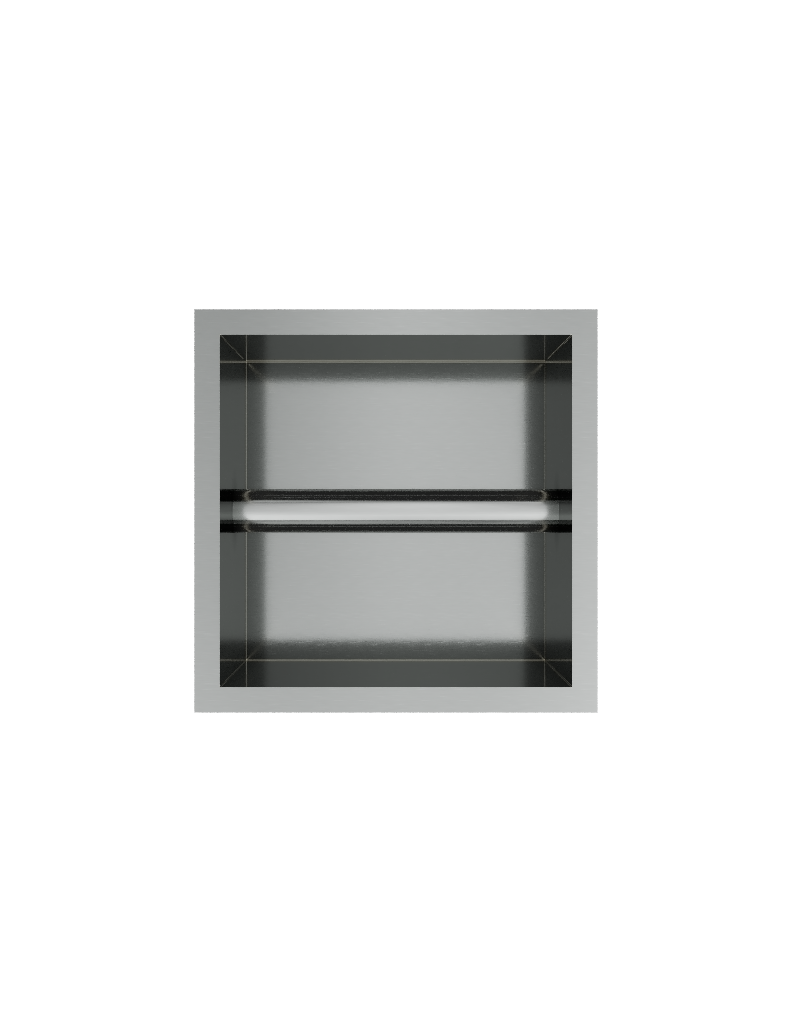 Hotbath More inbouw toiletrol houder 16x16x12.6cm PH016IX RVS 316