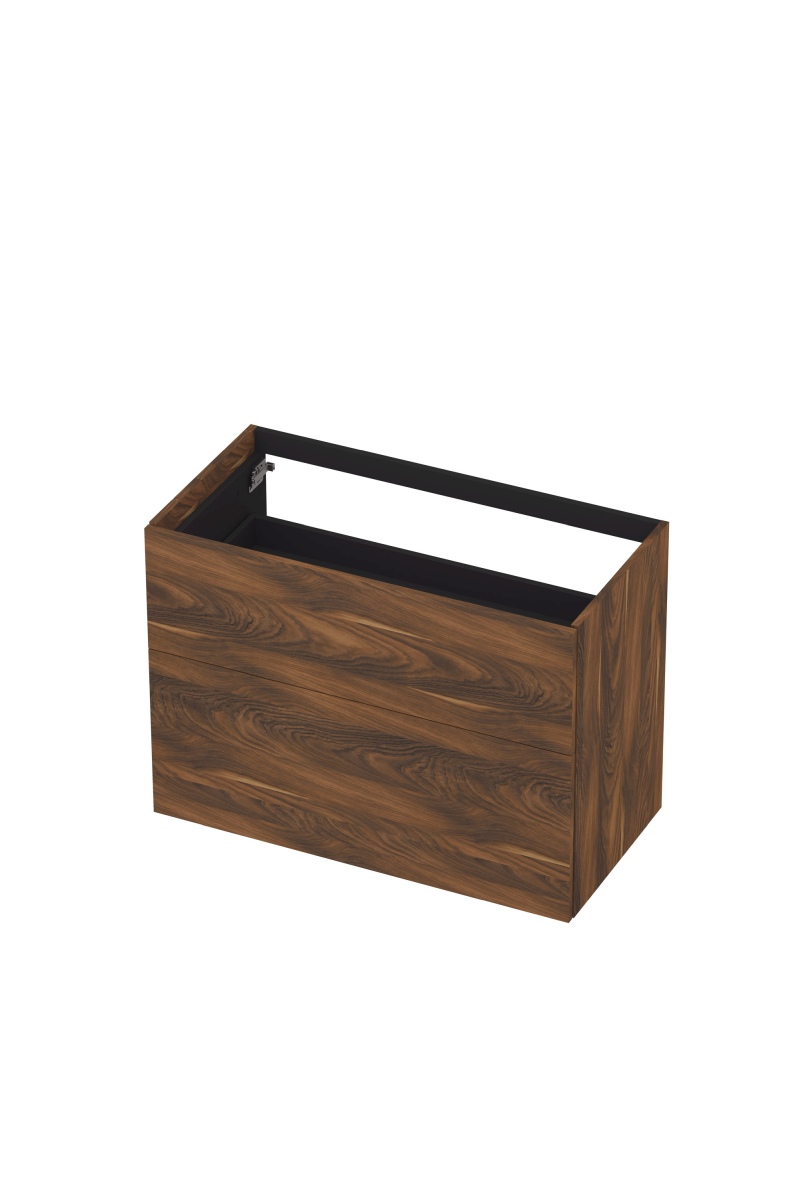 INK onderk. 2 laden push to open 65cm hout decor 1259051 Noten H650xB900xD450