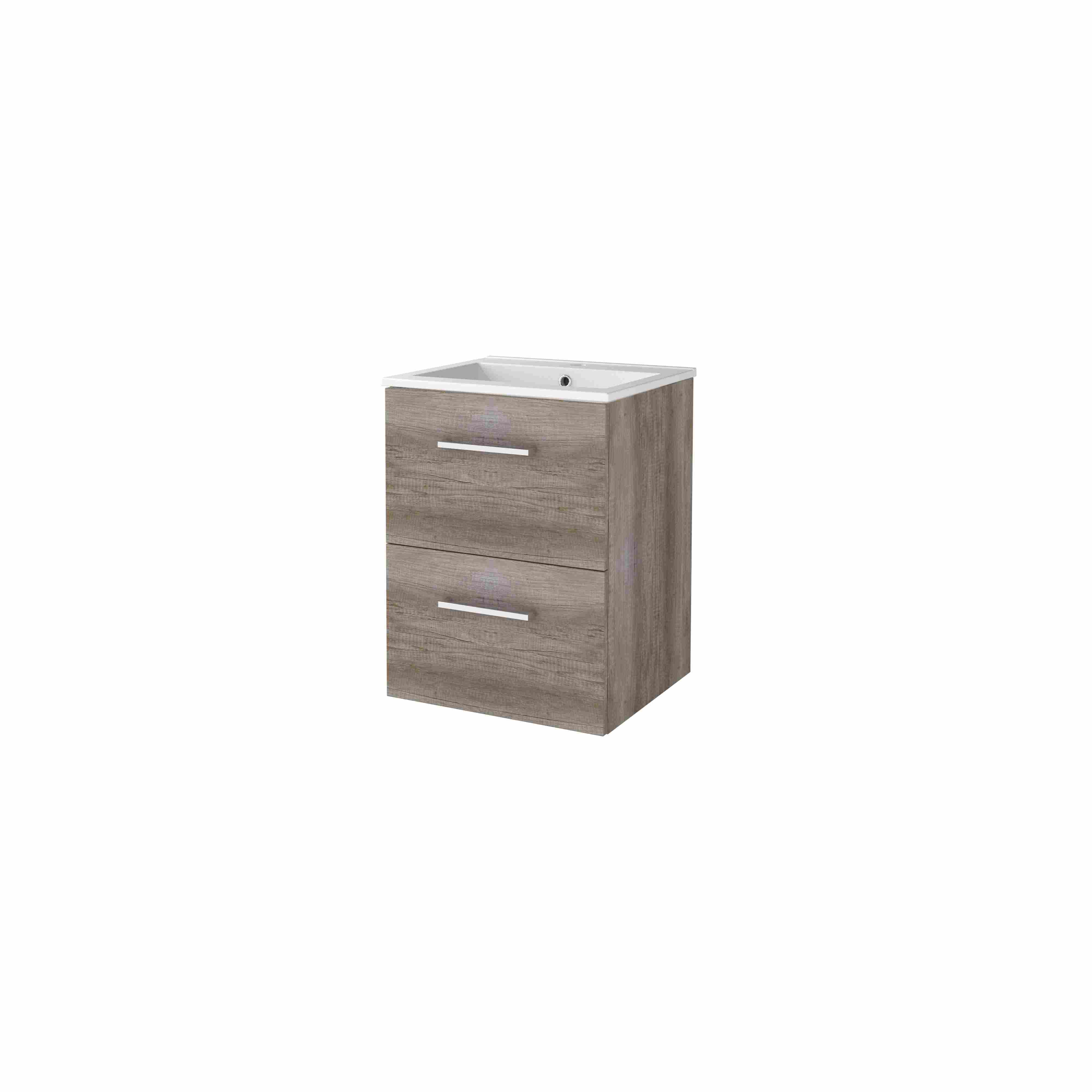 Basic Start 46 set 50x46cm met gr. 2 la keram. wast. 1 krgt. S46GR50PSO Scotch Oak