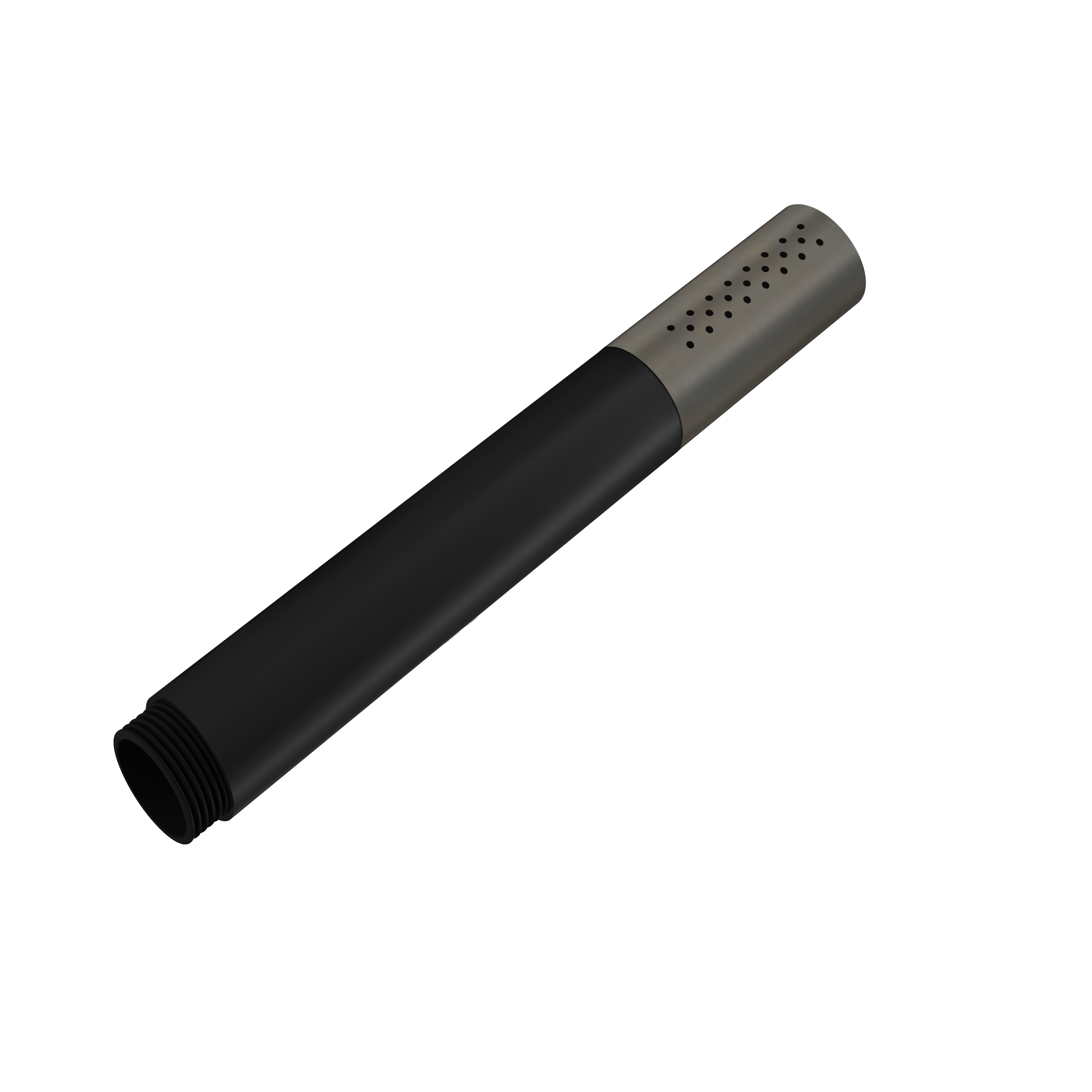 Hotbath Cobber handdouche zwart handvat M354AI Verouderd ijzer