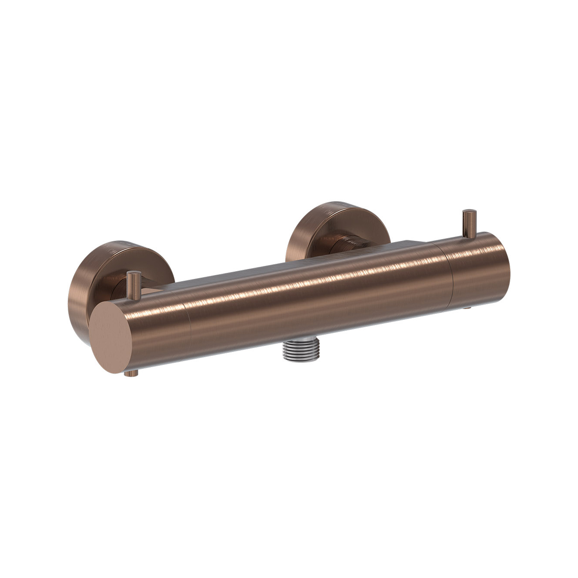 MAY Opbouw douchethermostaat 6801005 Geborsteld mat koper PVD