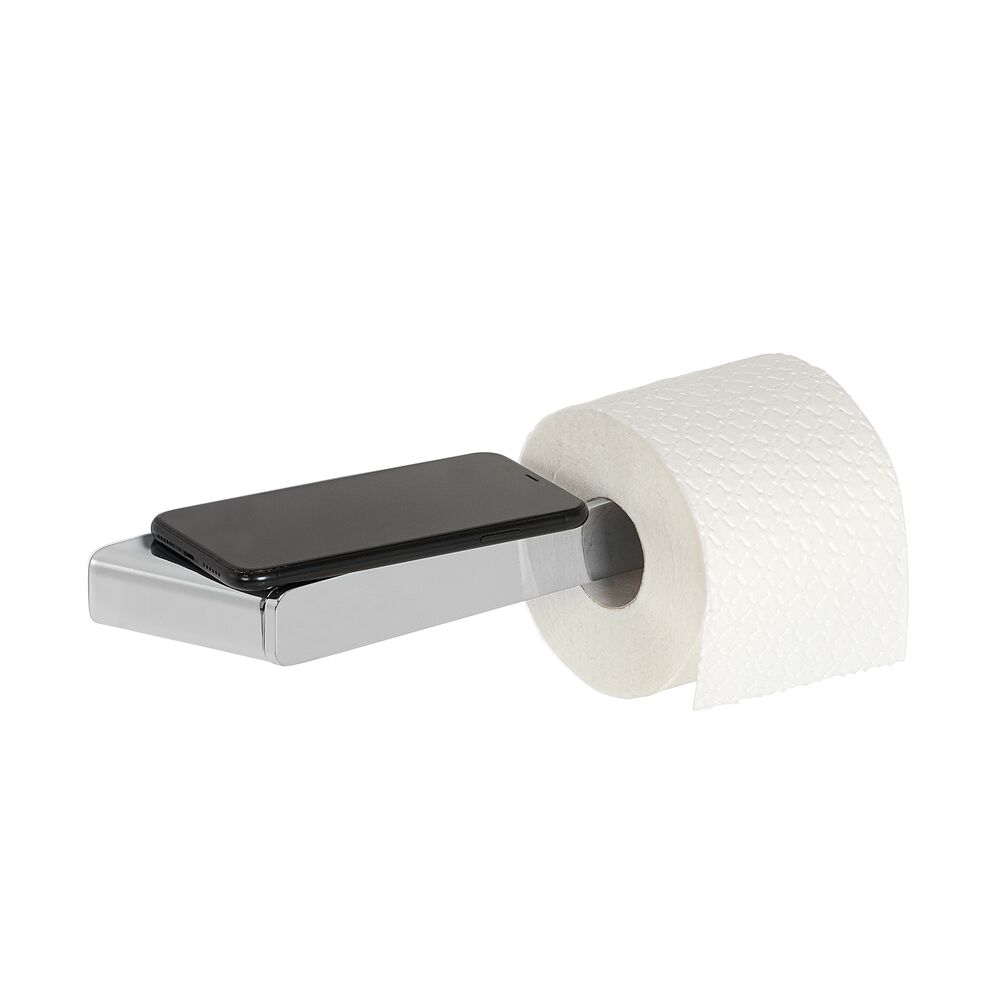 Geesa Shift toiletrolhouder zonder klep met planchet chr. 919924-02