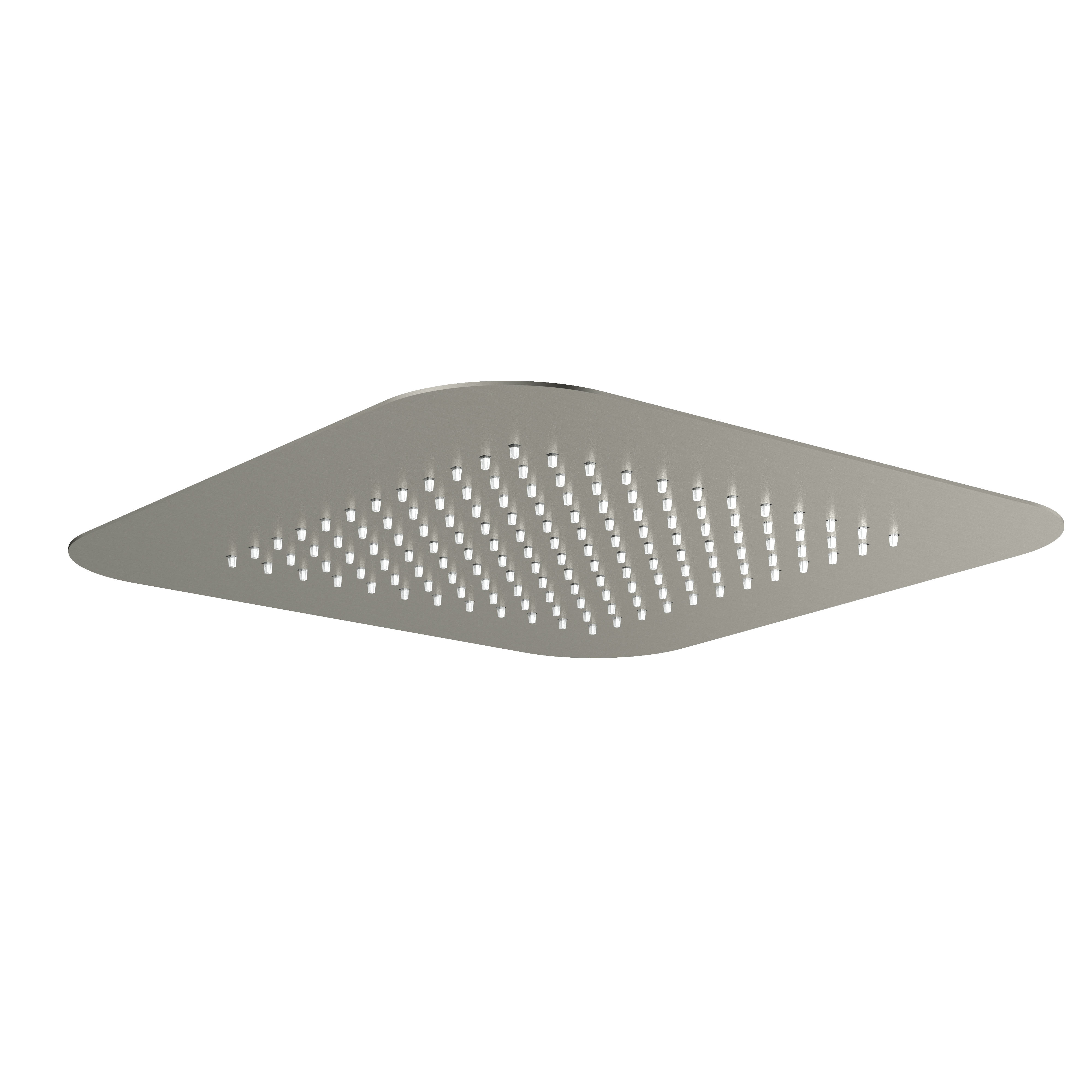 Hotbath Inbouw hoofddouche 42x42 cm M147GN Geborsteld nikkel