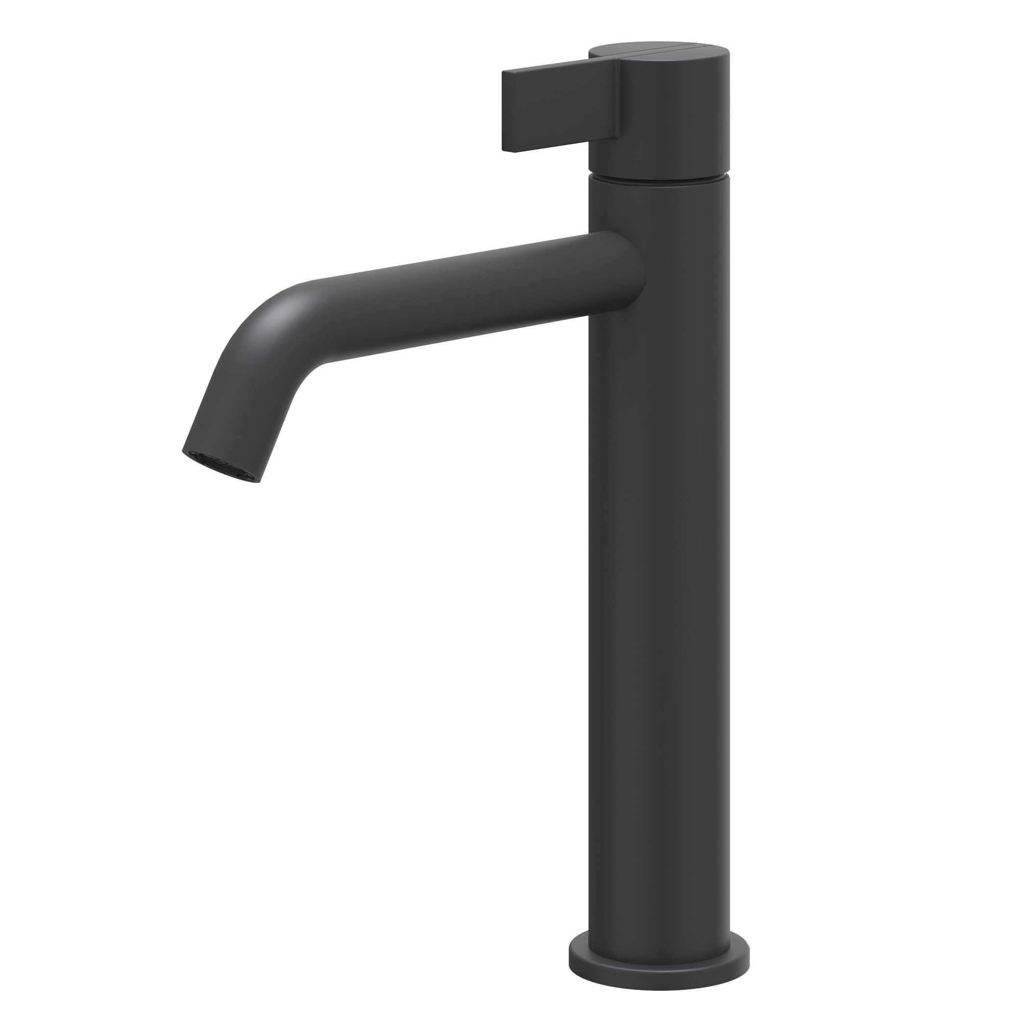IVY Pact Eenhendel wastafelmengkraan opbouw model M coldstart 6101102 Mat zwart PED