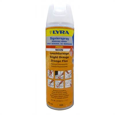 LYRA markeerspray fluor blauw spuitbus 500 ml 4920.009
