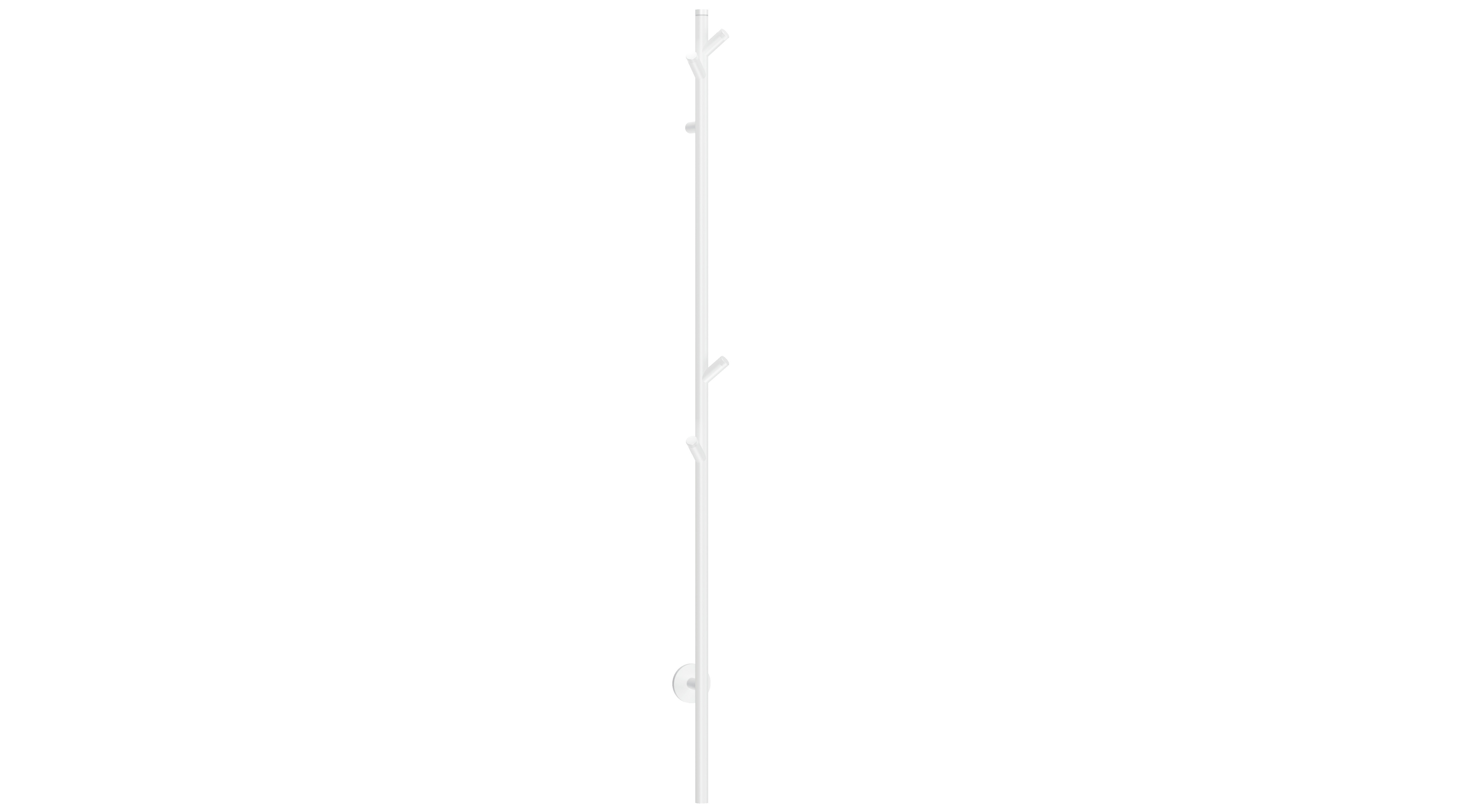 Luca Heat LH13 elektrische handdoekwarmer incl. timer bediening en led ring 170cm LH13MW Mat wit
