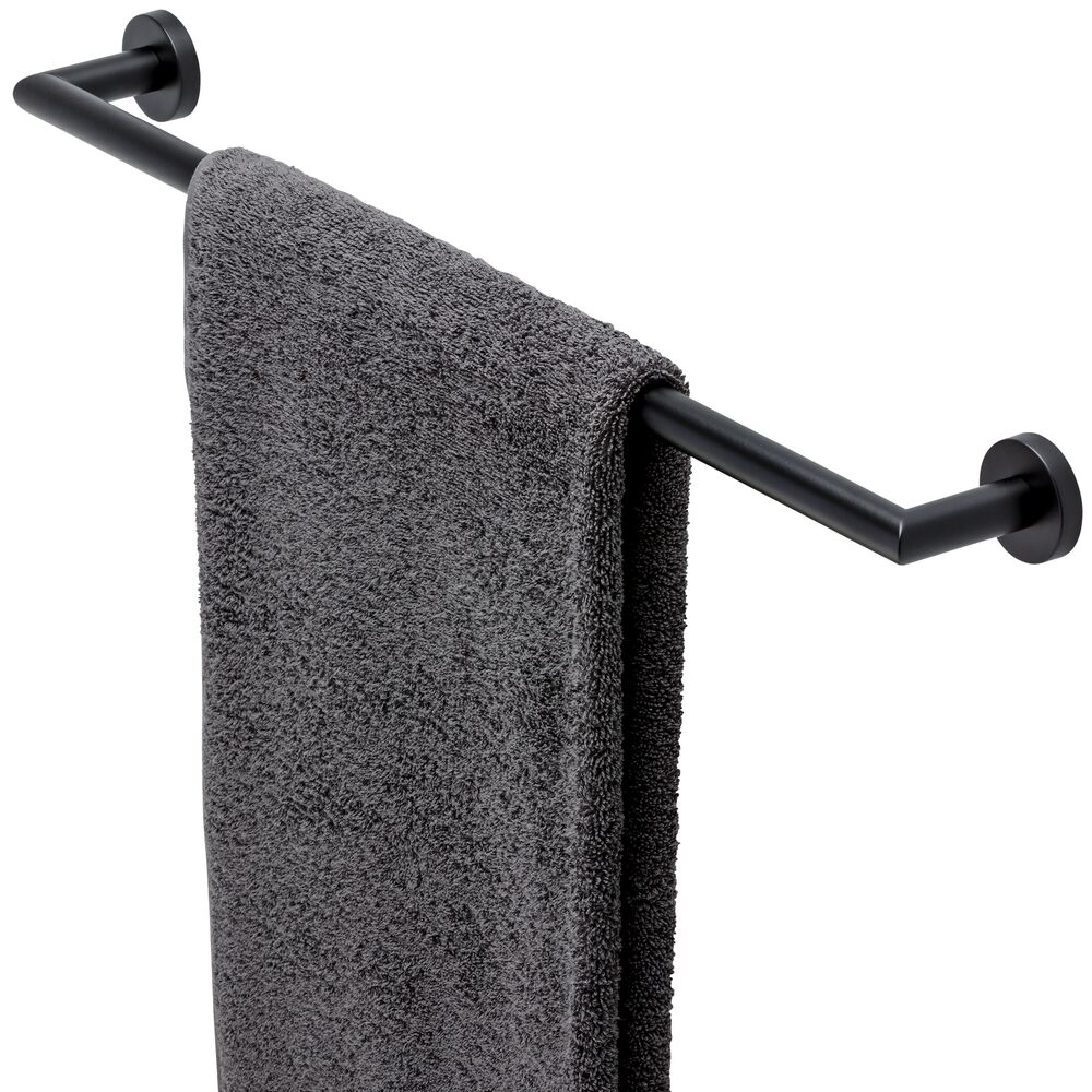 Geesa Nemox Black wandhanddoekhouder 60 cm 916507-06-60