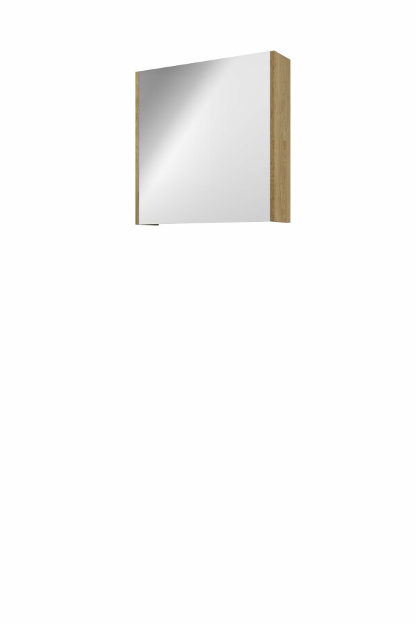 Proline spiegelkast Xcellent met dubbel gespiegelde deur 1 deur 1808802 Ideal oak H600xB600xD140