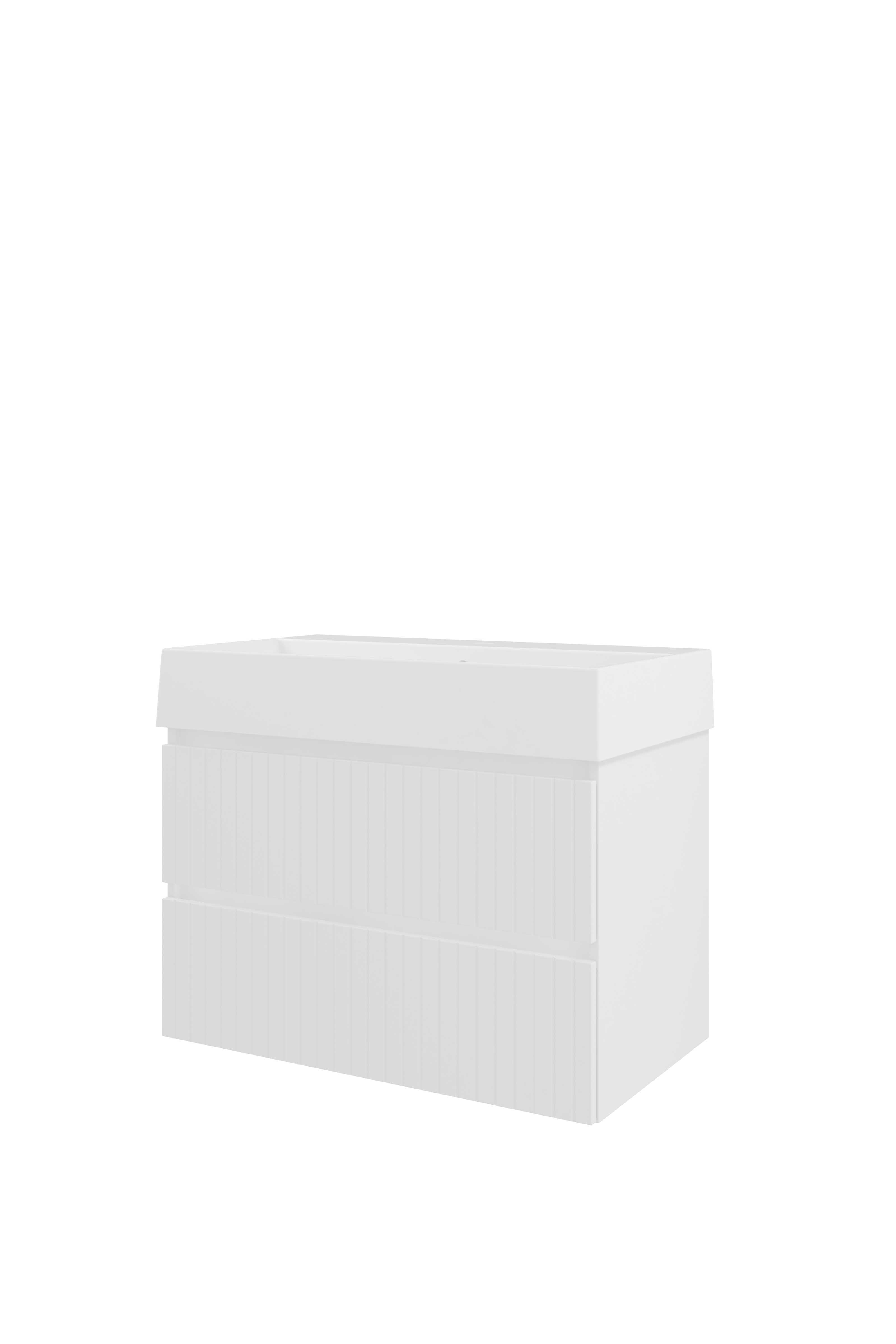 Proline Set porselein Loft wast. met 1 krgt. en onderkast sym. gefr. 1818175 Mat wit/Glans wit 800x460x650