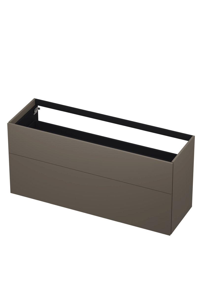 INK onderk. 2 laden push to open 65cm gelakt 1259319 Mat taupe H650xB1400xD450