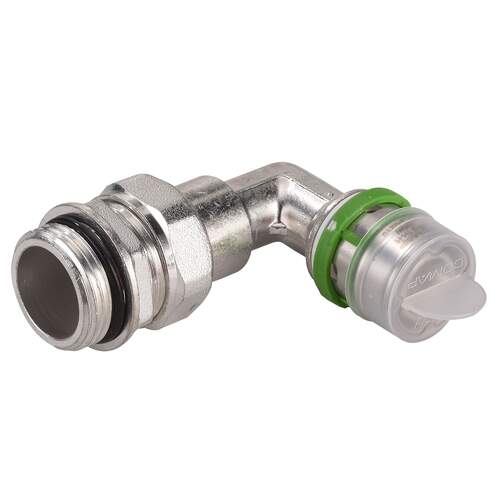 Comap SkinPress Puntknie messing met o ring 26x1 90 graden 7098DW261