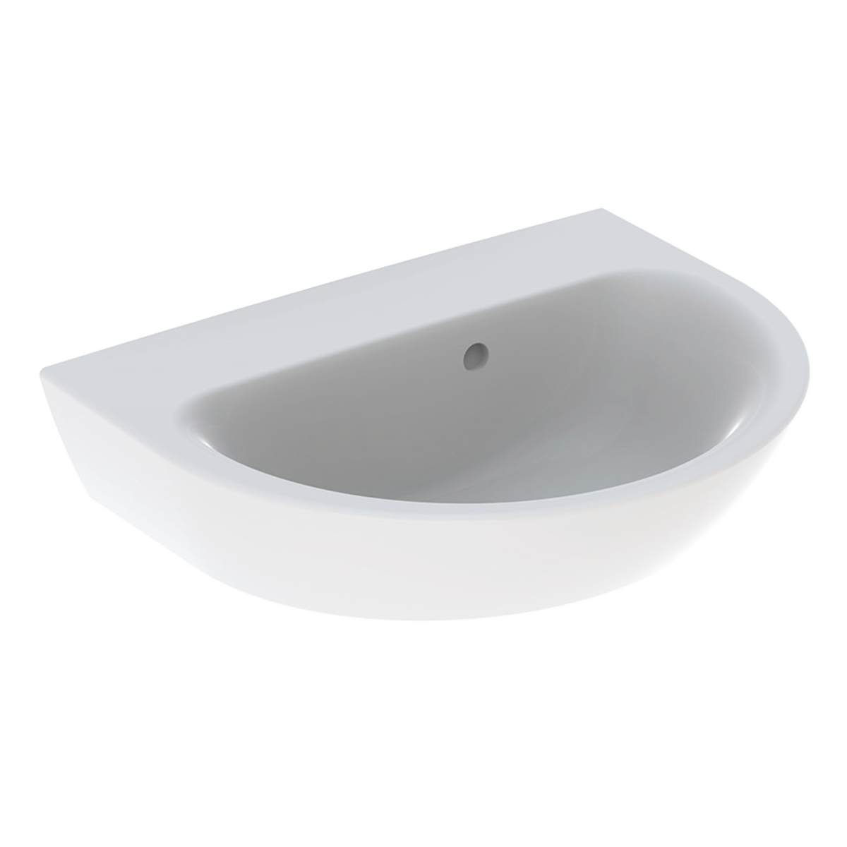Geberit Renova fontein 50x40cm z.krgt. m.overl. 500.499.01.8 Wit KeraTect