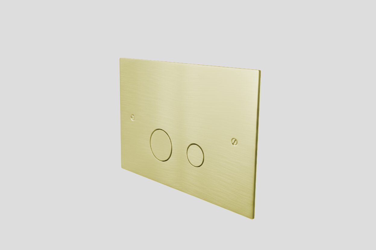 Lagoo Garda Bedieningspaneel (geschikt voor Geberit UP320) G6130PG Brushed Champagne PVD