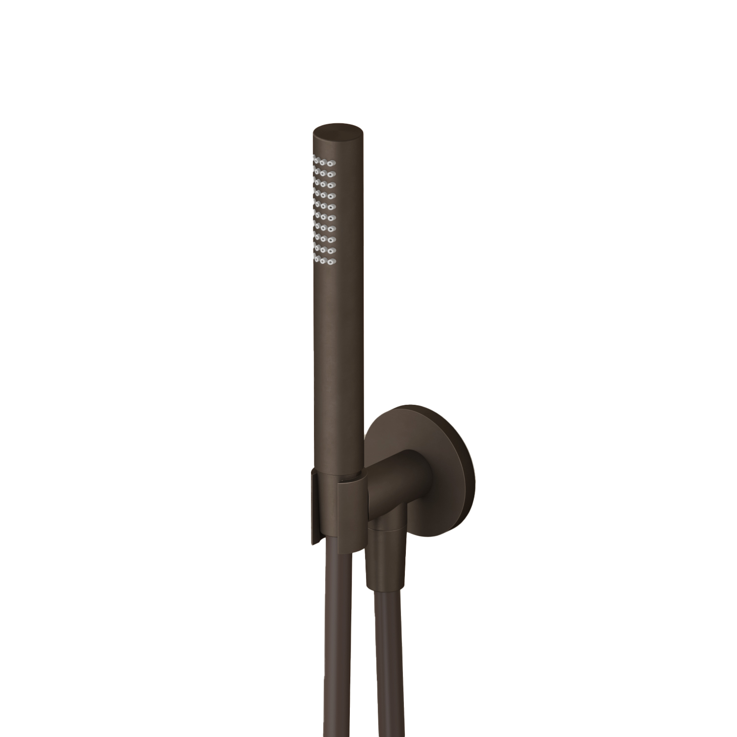 Hotbath GUY handdouche met wandsteun + uitlaat en doucheslang 1.5 mtrv inbouwkraan M445TB Tuscan bronze