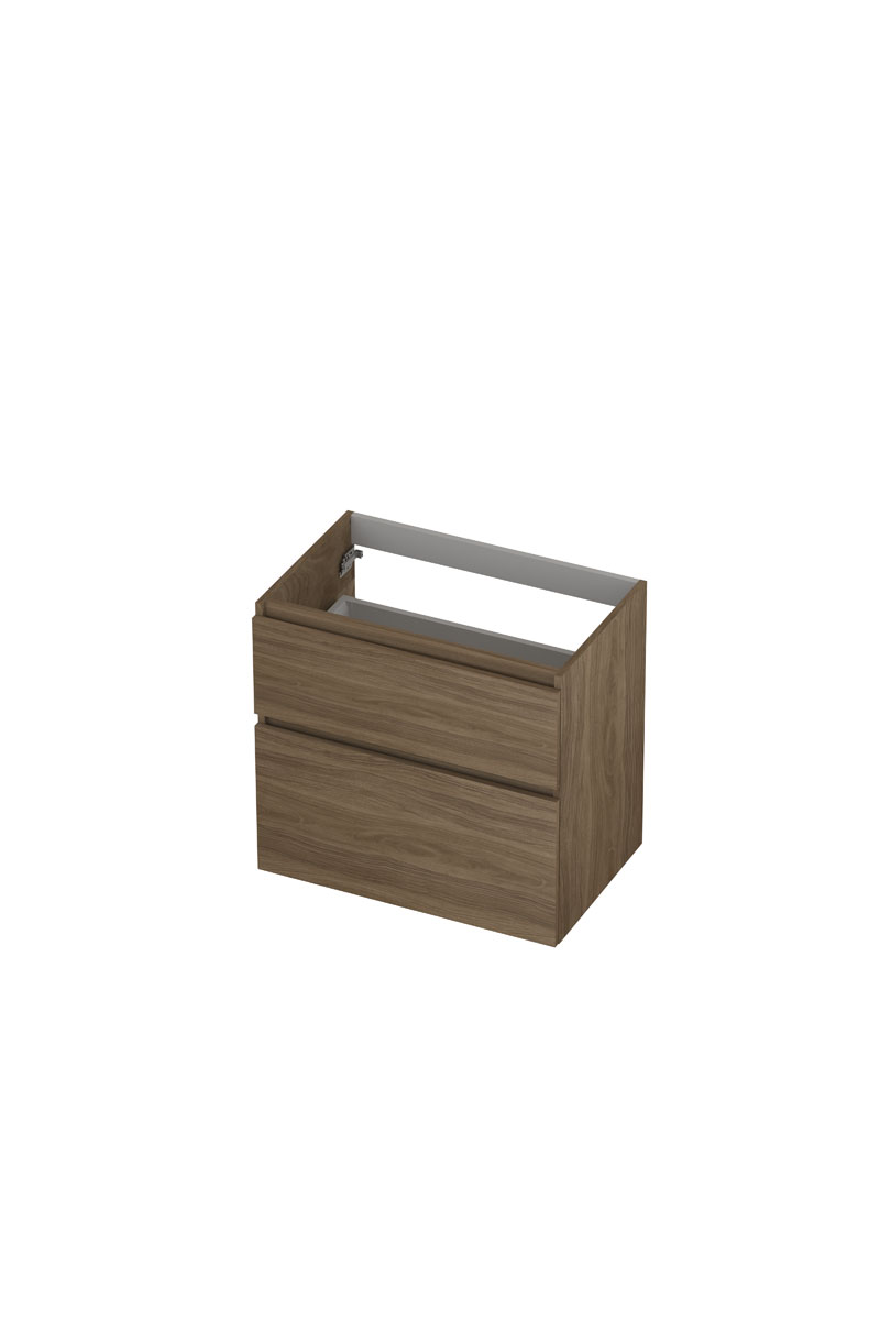 INK onderk. 2 la GL hout decor m. houten keerlijst a-symm. B700xD450xH650 Zuiver eiken / 1257914