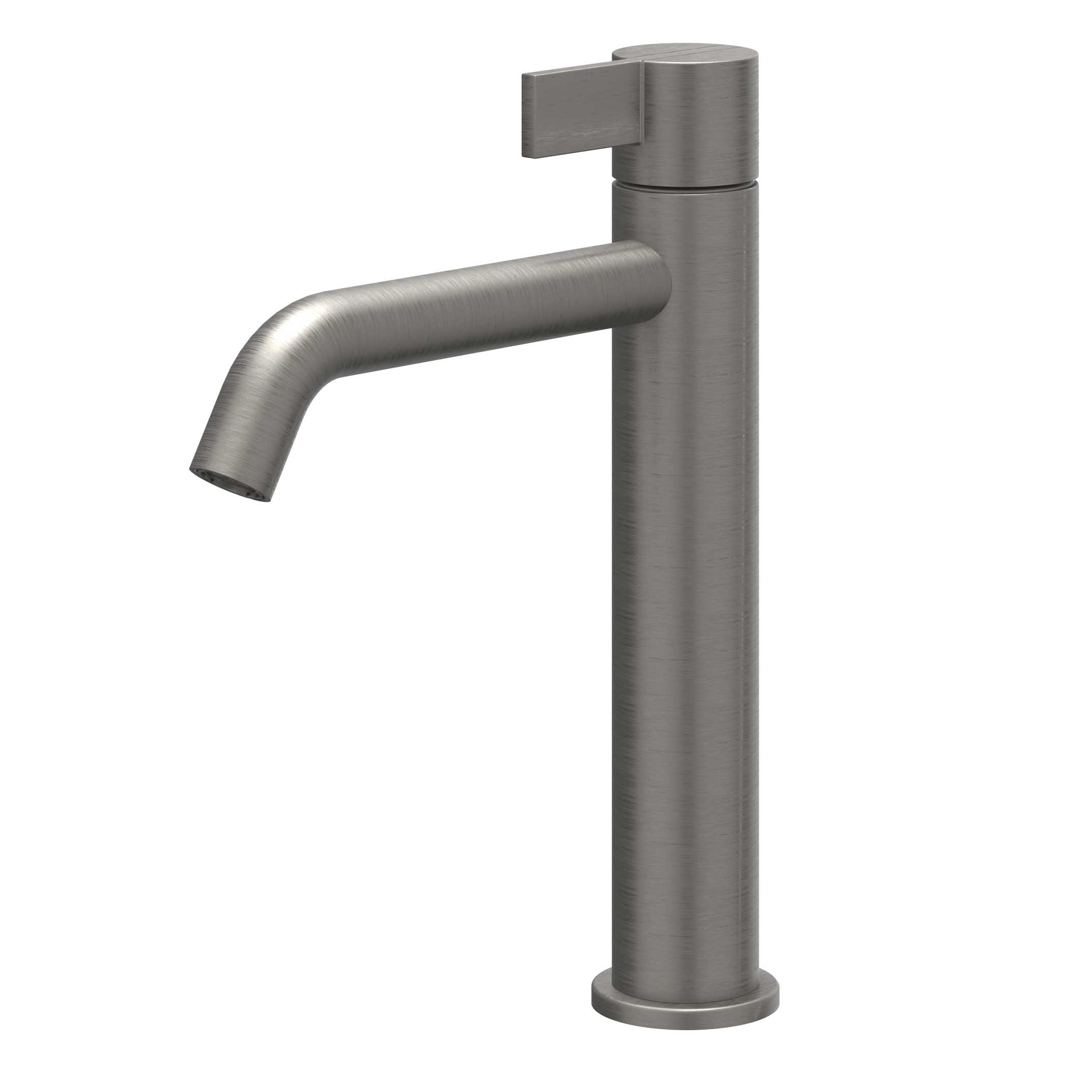 IVY Pact Eenhendel wastafelmengkraan opbouw model M coldstart 6101106 gebr. metal black PVD