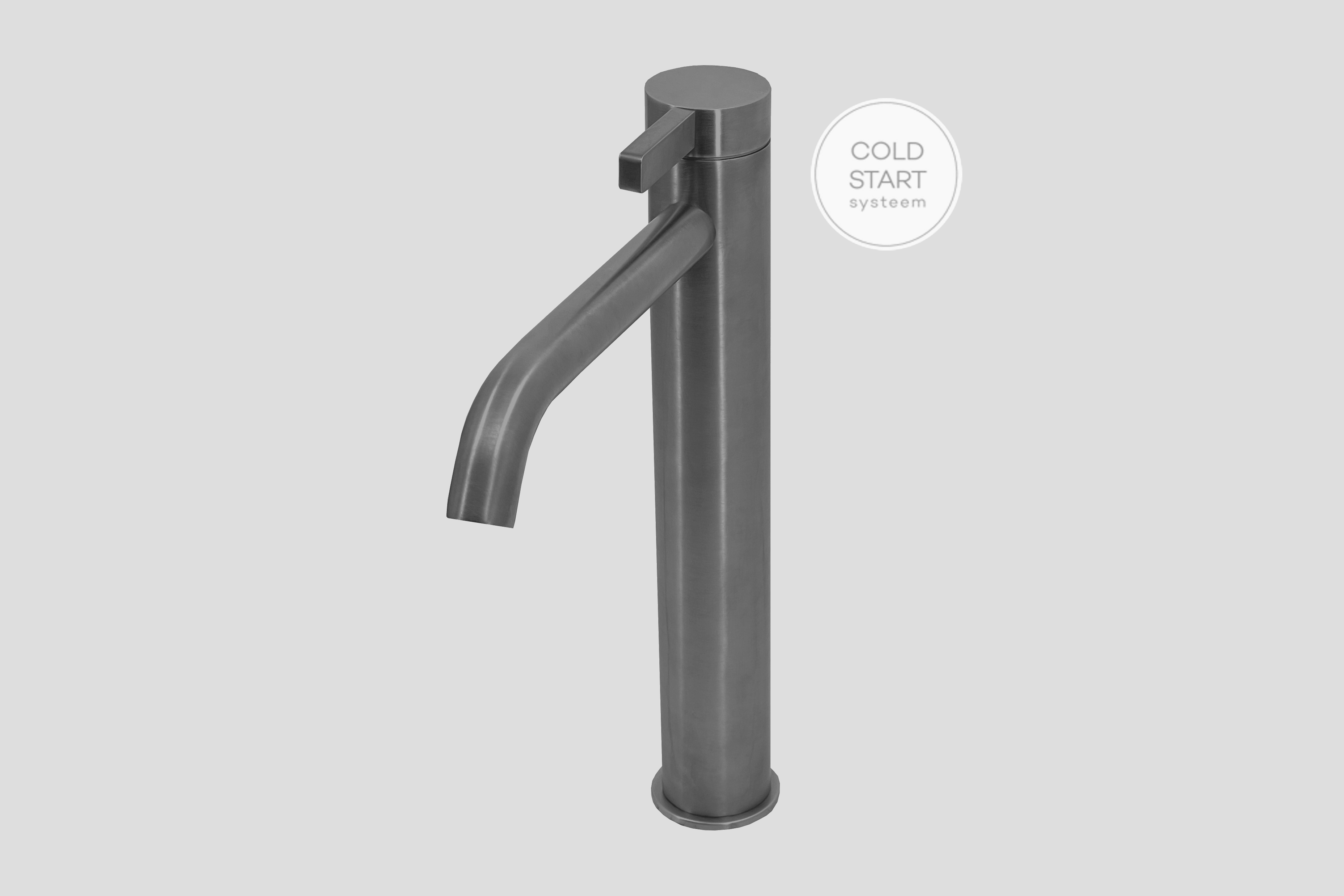 Lagoo Como Wastafelmengkraan high CM1104GM Brushed Gun Metal PVD