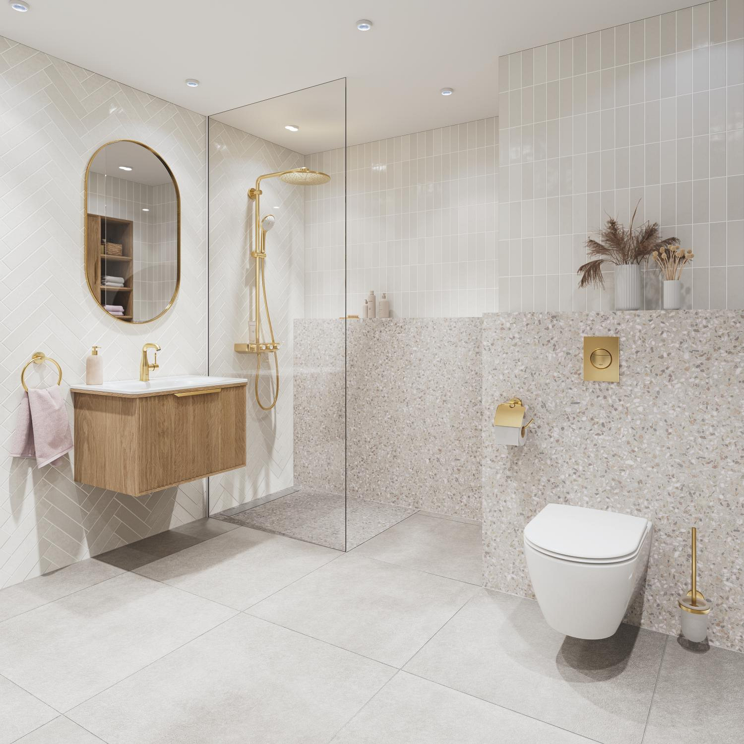 Grohe Euphoria Smartcontrol 310 douchesyst. Duo Rond Cool Sunrise geb. 26507GN0