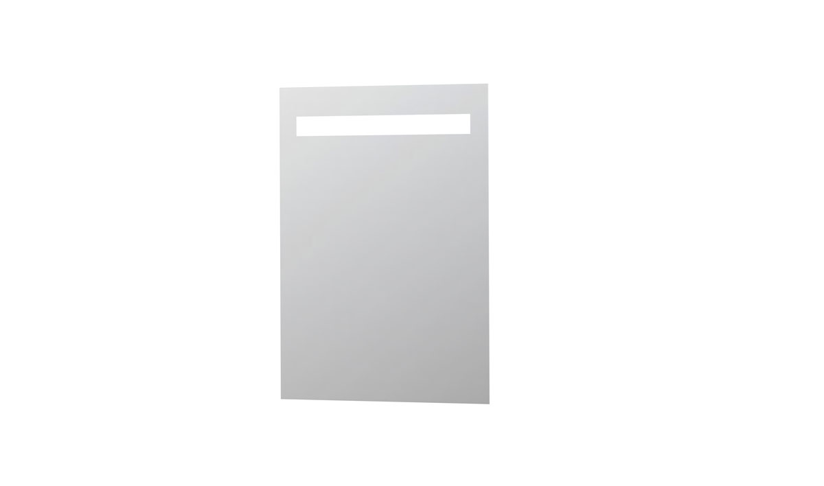 INK SP2 spiegel op alu kader met geint. LED verl. en sensor schak. 8407700 Alu H800xB600xD30