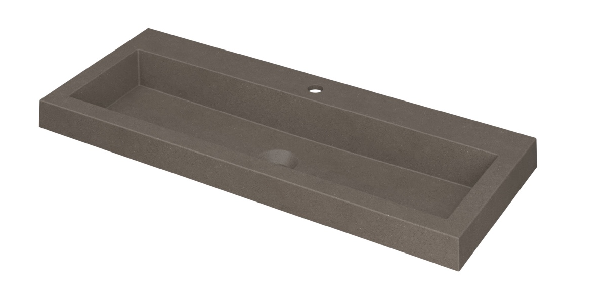 INK Dock wast. Quartz met 1 krgt. 3415421 Quartz beton H60xB1000xD400