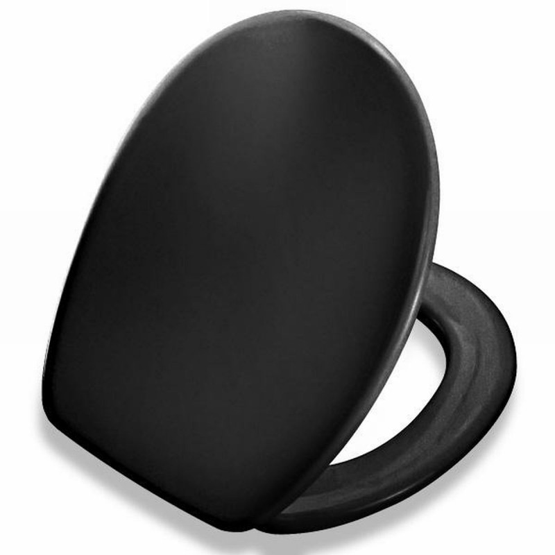 Pressalit Tivoli 2 closetzitting met deksel 316001-UN3999 Zwart