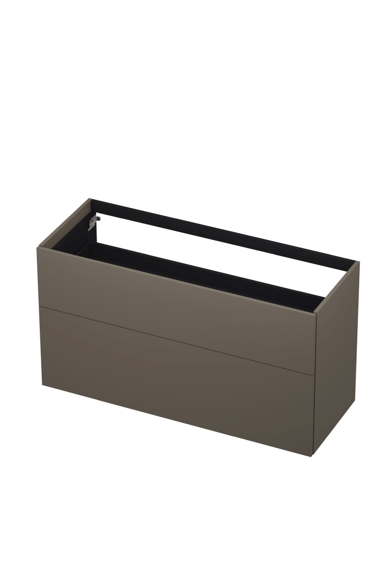 INK onderk. 2 laden push to open 65cm gelakt 1259219 Mat taupe H650xB1200xD450