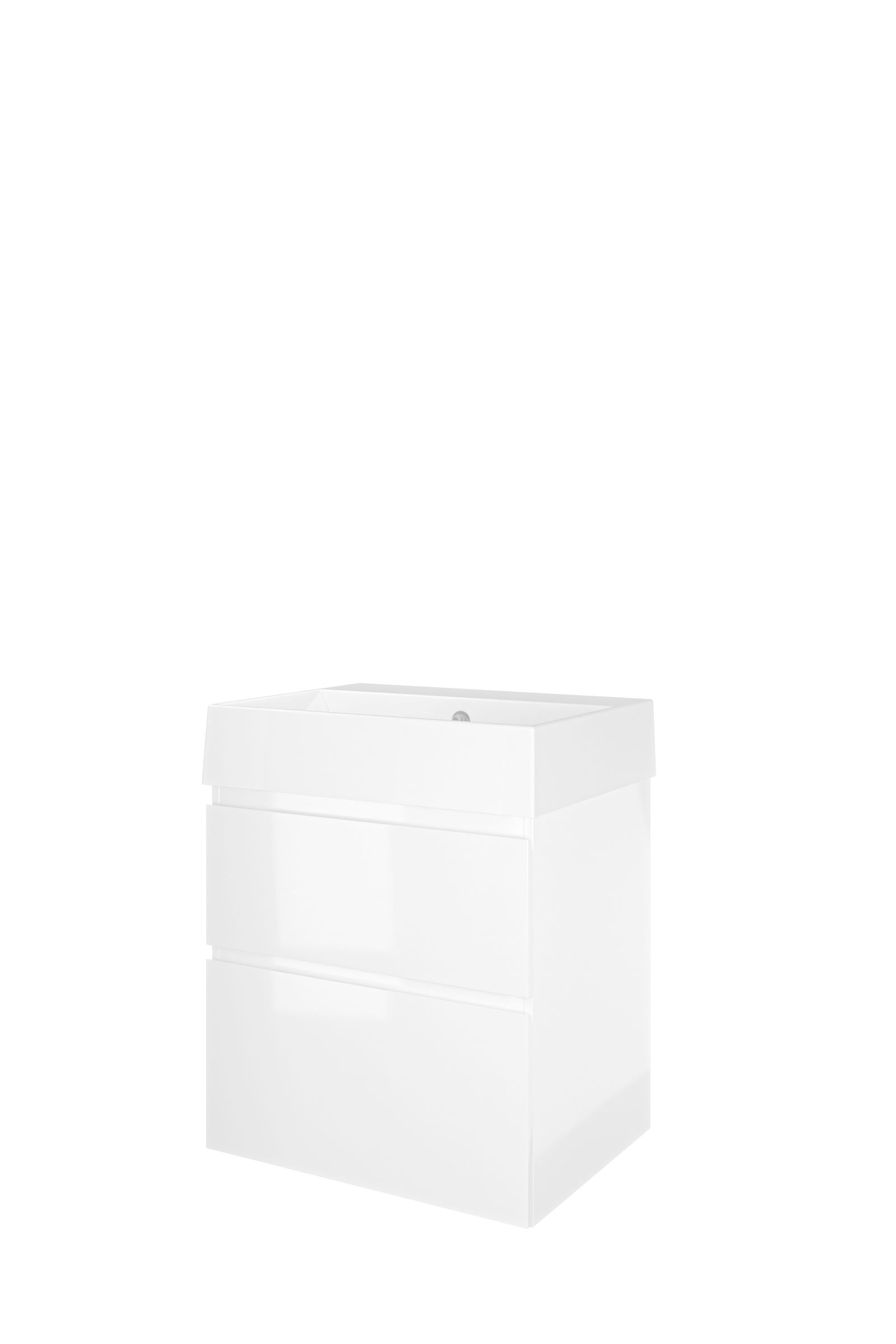 Proline set porselein Loft wast. z. krgt. en onderk. a-sym. ZGWC600GW Glans wit/Glans wit H700xB600xD460