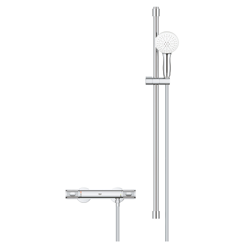 Grohe Grohtherm 1000 Performance comfortset h.o.h. 150mm m/kopp 34834001