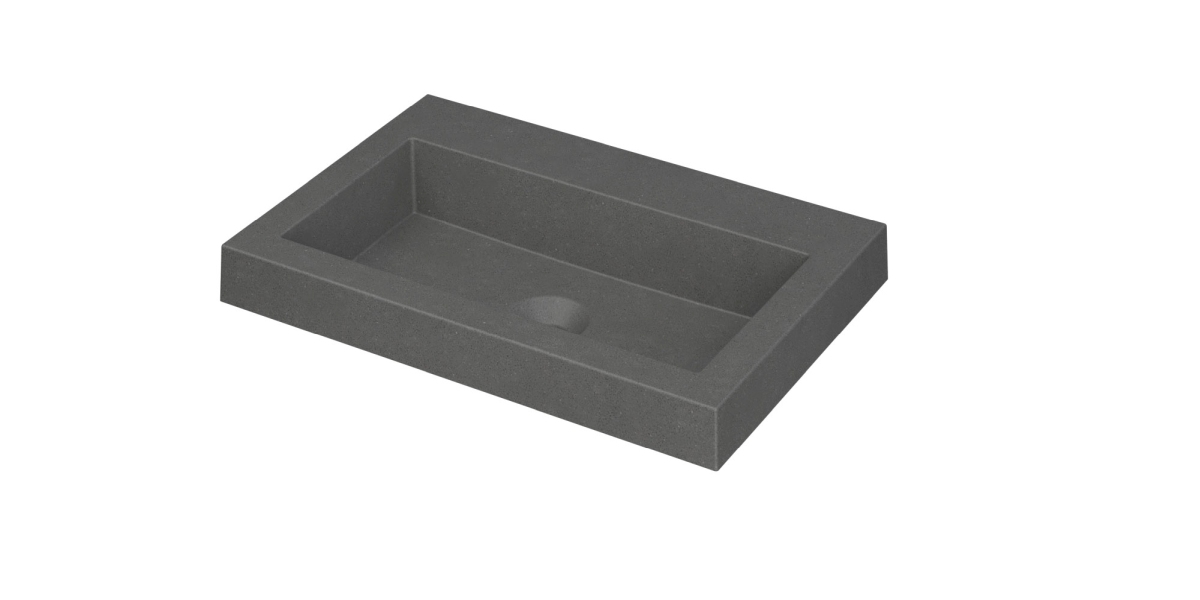 INK Dock wast. Quartz z. krgt. 3415100 Quartz grijs H60xB600xD400