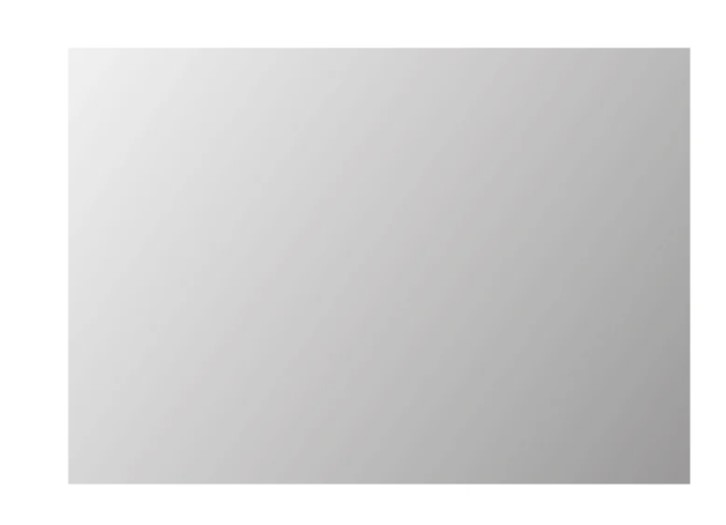 Proline Basic spiegel rechthoek op alu frame 60cm 8408000P Spiegel H600xB600xD30