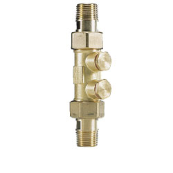 Watts keerklep PU Aftap+Contr  020mm 2x koppeling 3/4 btdr.