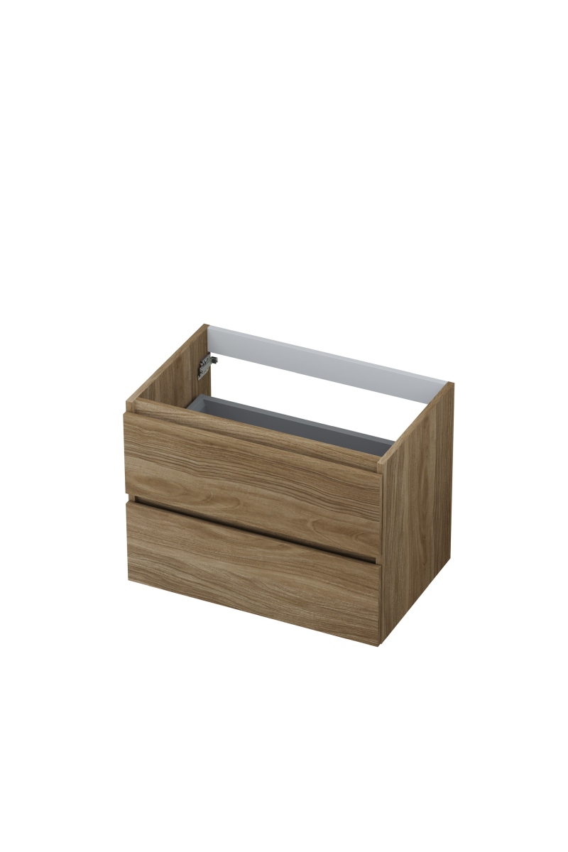 INK onderkast 2 laden gr.loos m. houten keerlijst 1257114 Zuiver eiken H520xB700xD450