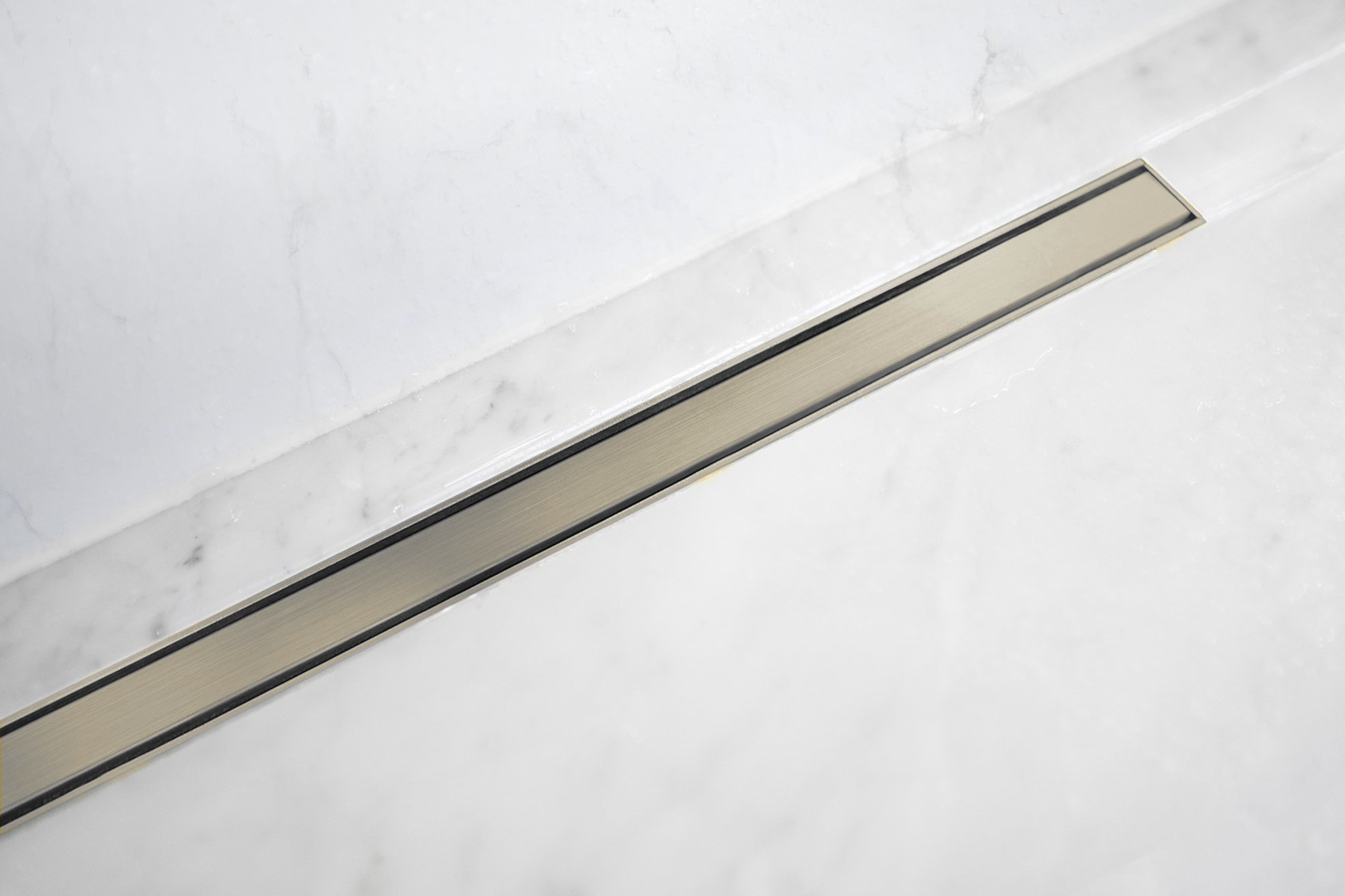Lagoo Design douchedrain 80 cm Brushed Nickel
