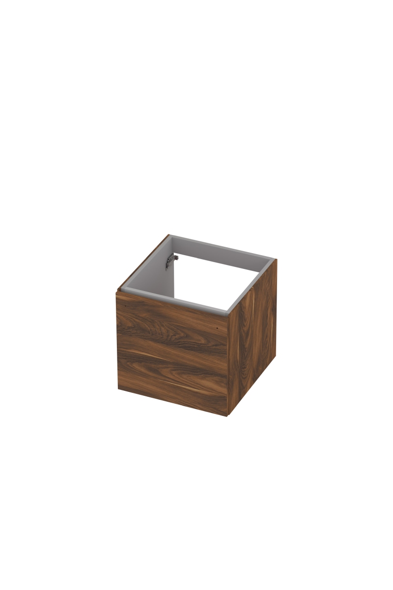 INK UFO onderk. 1 lade softclose met greep hout decor 1258002 Noten H450xB480xD480