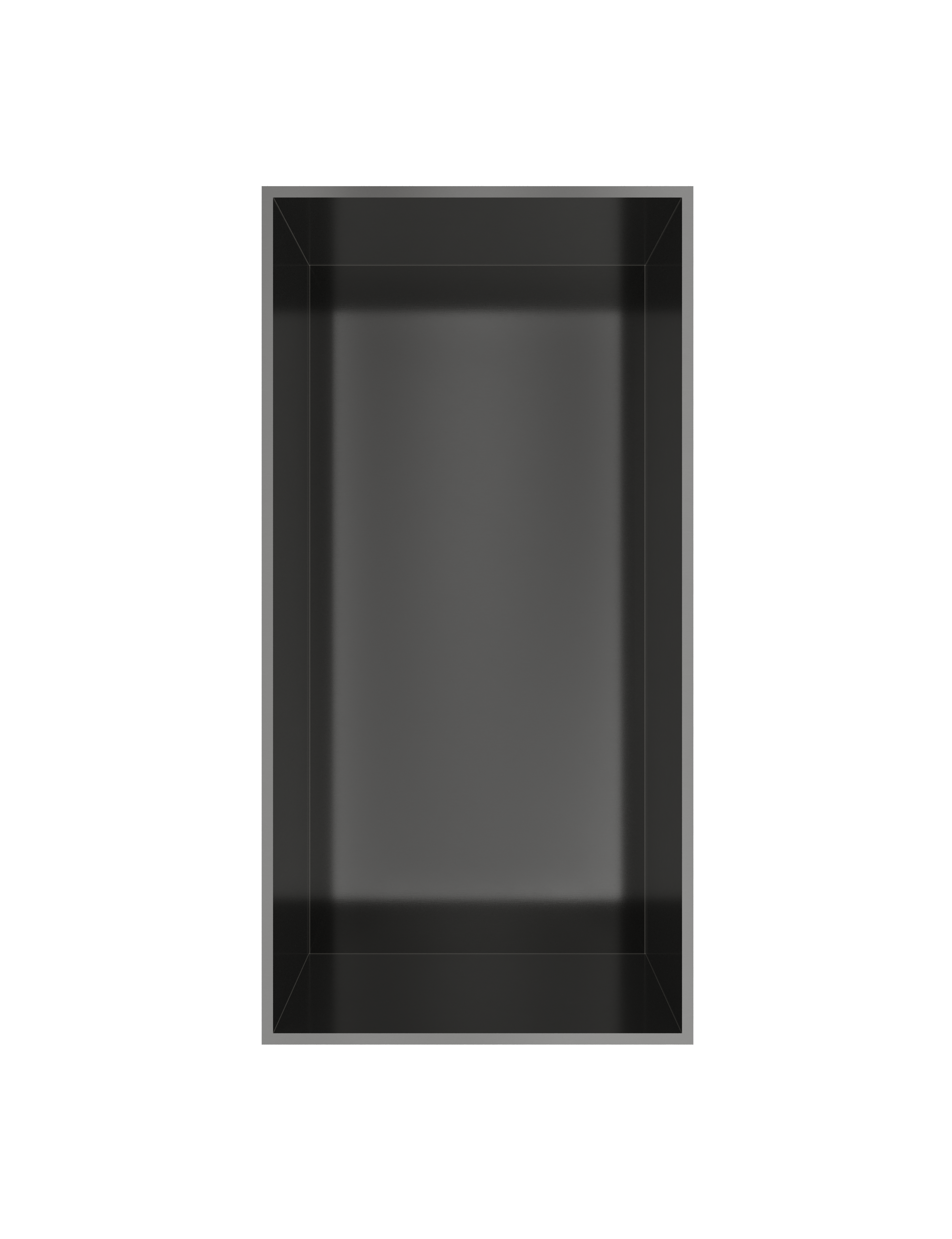 Hotbath More inbouwbox of inbouwnis 30x15x10cm frameless BOX015FBGP Geborsteld gunmetal PVD
