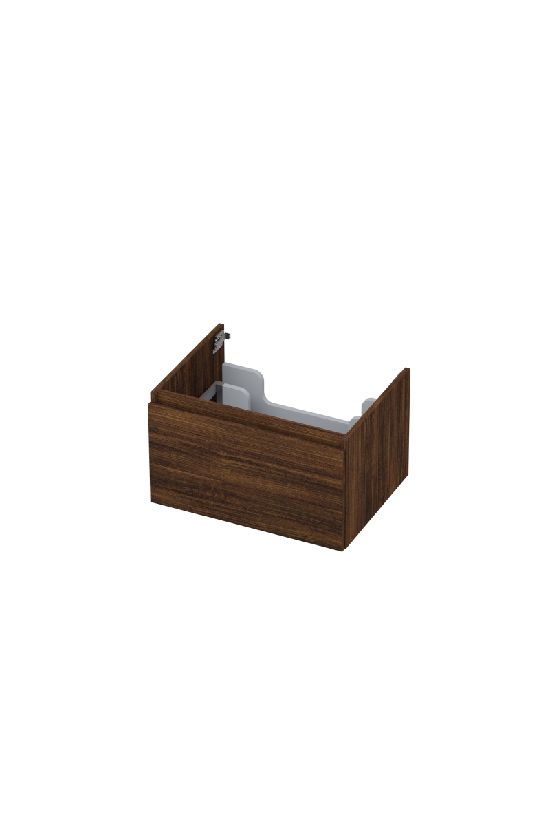 INK onderk. 1 lade greepl. met houten keerlijst 1257510 Koper eiken H350xB600xD450