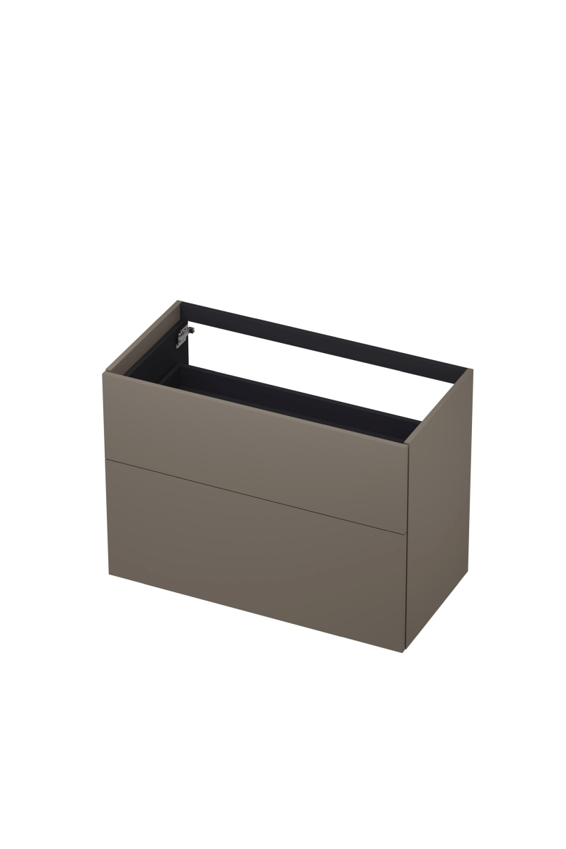 INK onderk. 2 laden push to open 65cm gelakt 1259069 Mat taupe H650xB900xD450