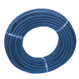 Mtr. Mantelbuis op rol 23/28 blauw a 25 meter 2328B