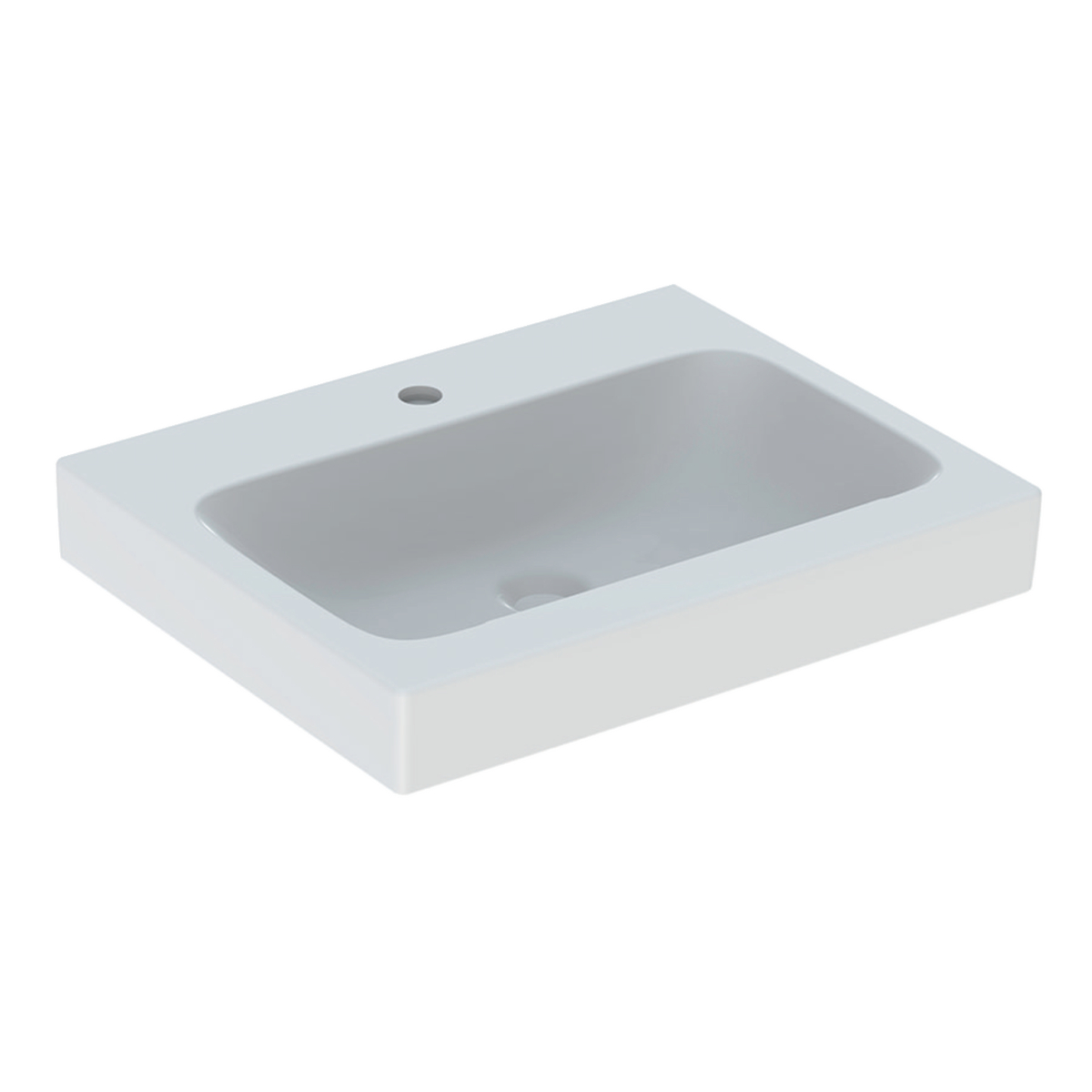 Geberit iCon wastafel 60x48.5cm m.krgt. z.overl. 124062000 Wit
