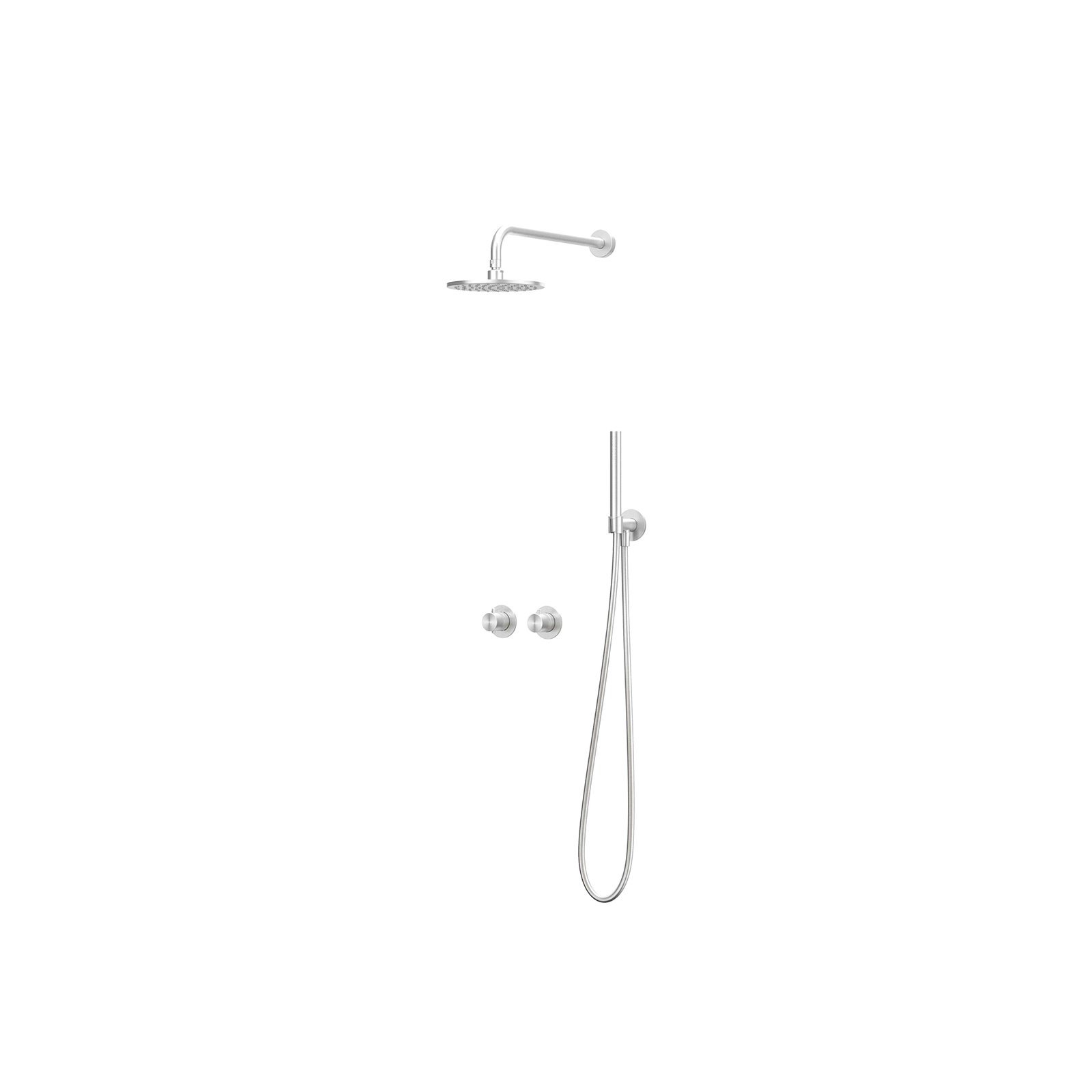 IVY Concord Inbouwset 2-weg  40cm w-arm 20cm me houder  en staafhdd CSC3IXAAAA RVS316 gebr.