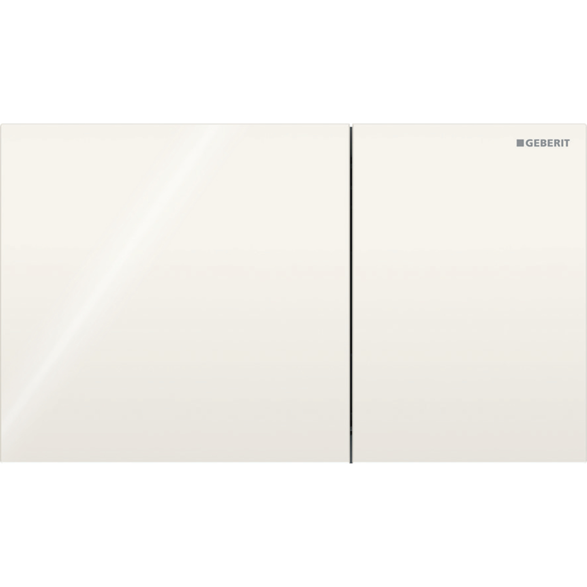 Geberit Sigma70 bedieningsplaat 2- toets square glas zandgrijs 115.622.JL.1