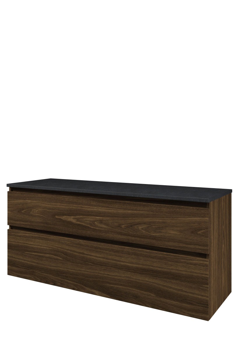 Proline Top afdekplaat hardsteen onderk. a-symm. DBSC140CA H620xB1400xD460 Cabana oak / Blue stone