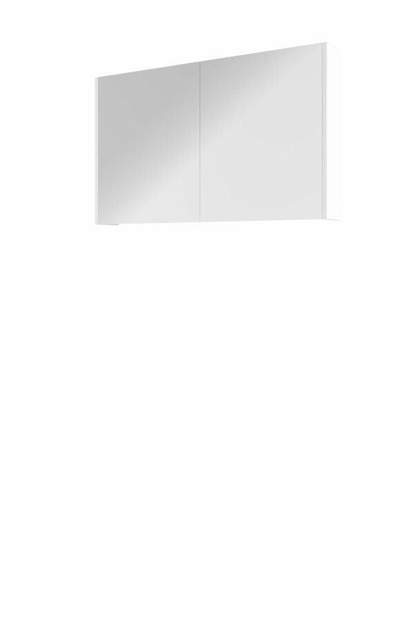 Proline spiegelkast Xcellent met dubbel gespiegelde deuren 2 deuren 1808904 Glans wit H600xB1000xD140