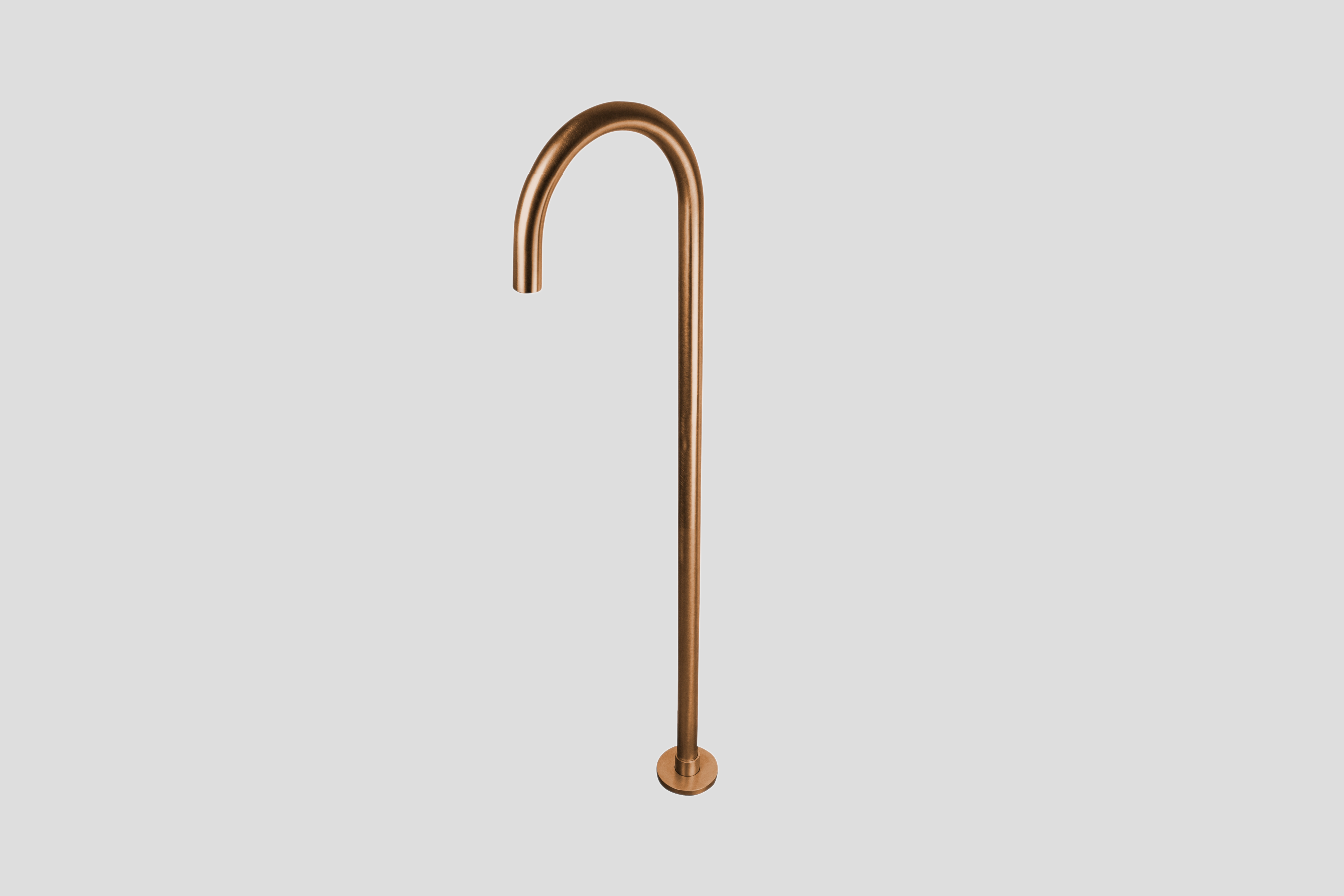 Lagoo Garda vrijstaande baduitloop afb.deel G3202BK Brushed Copper PVD